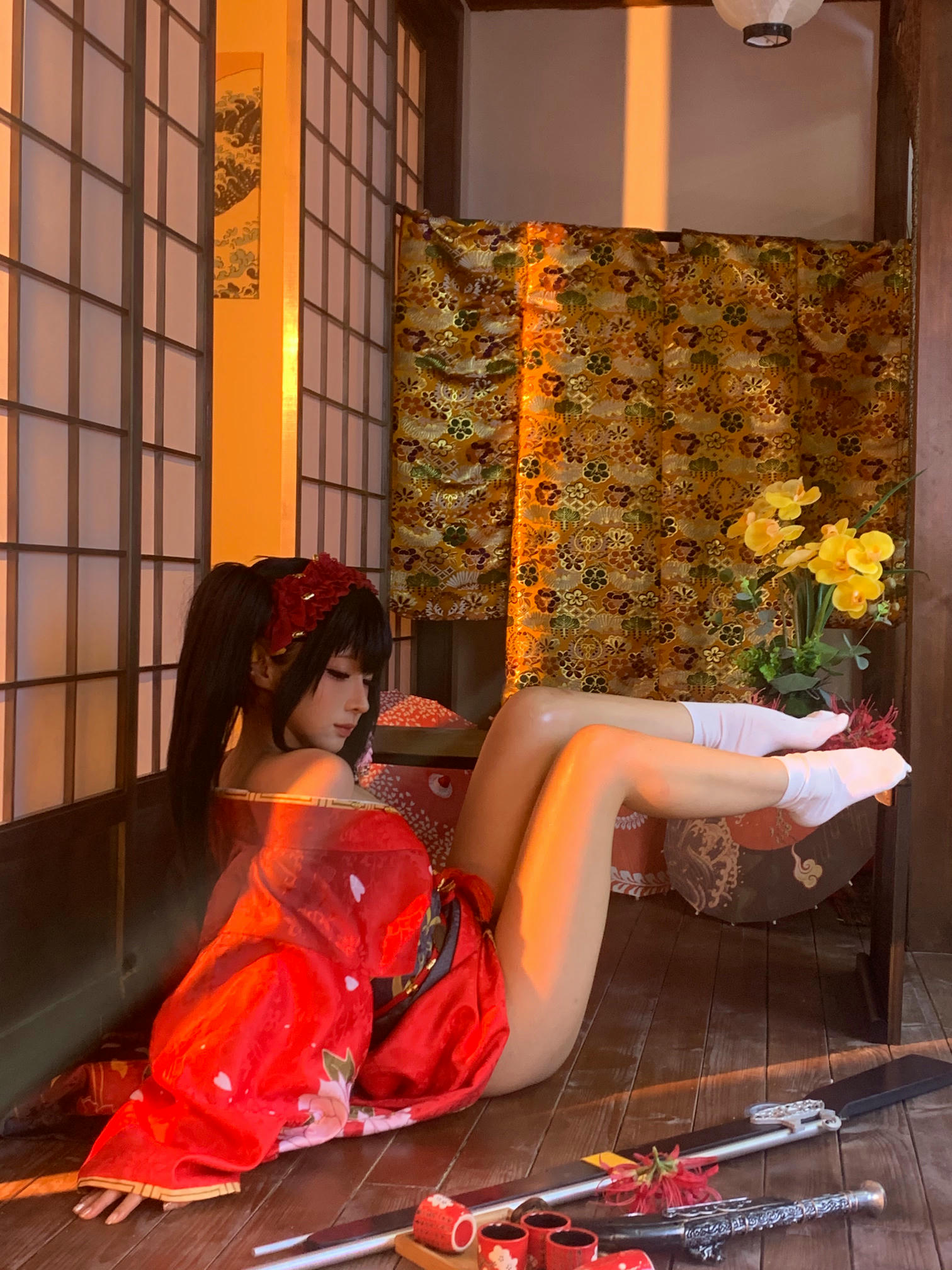 蠢沫沫 NO.310 狂三和服cos [261P9V-2.40GB]-狂三 花絮 [114P5V-582MB]_第3集