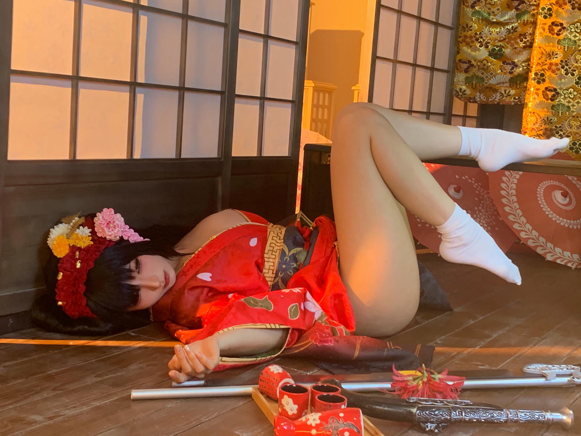 蠢沫沫 NO.310 狂三和服cos [261P9V-2.40GB]-狂三 花絮 [114P5V-582MB]_第3集