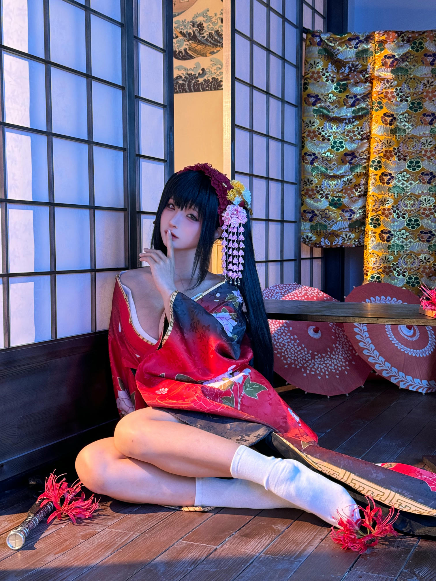 蠢沫沫 NO.310 狂三和服cos [261P9V-2.40GB]-狂三 花絮 [114P5V-582MB]_第1集