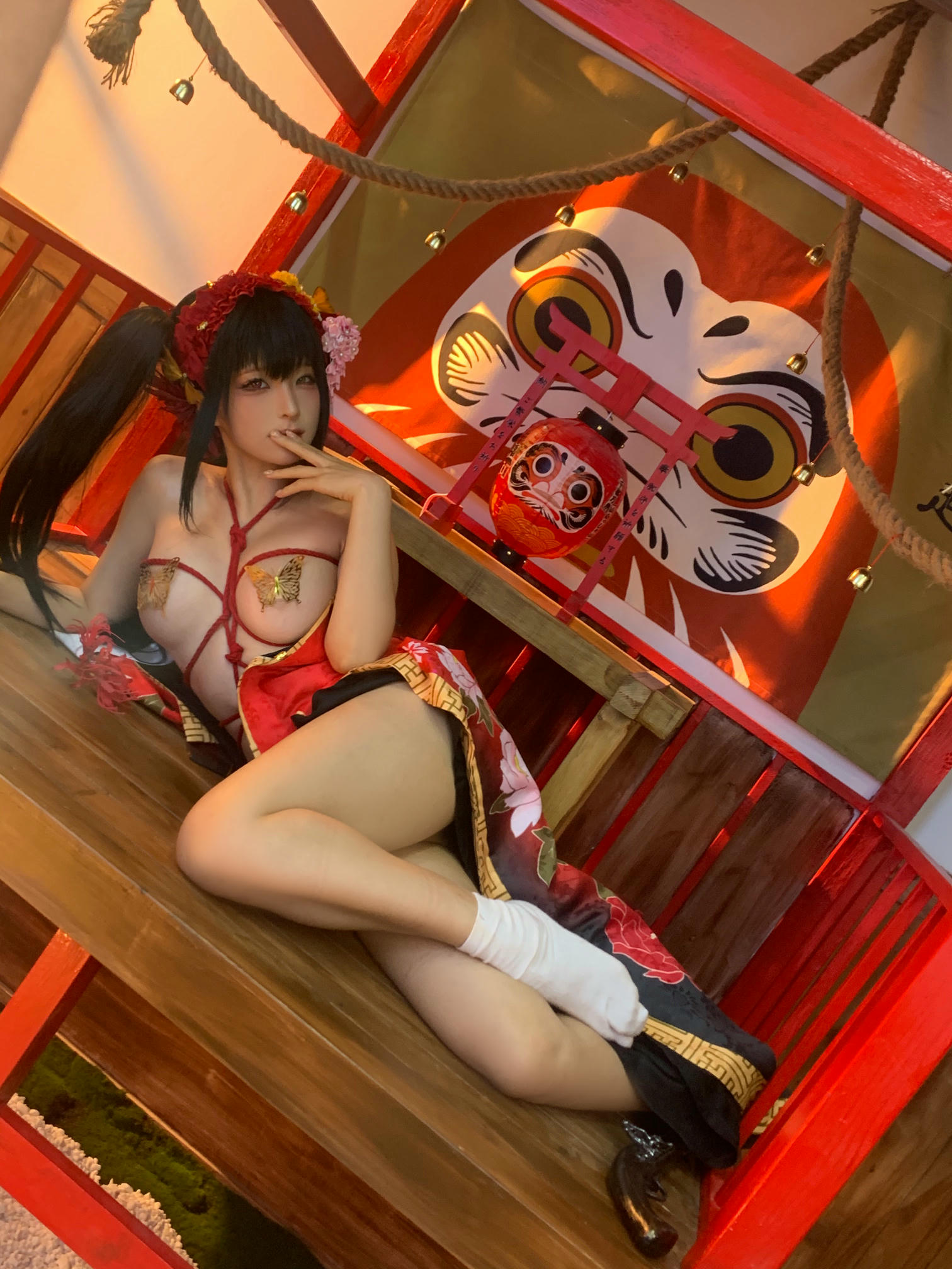 蠢沫沫 NO.310 狂三和服cos [261P9V-2.40GB]-狂三 花絮 [114P5V-582MB]_第4集