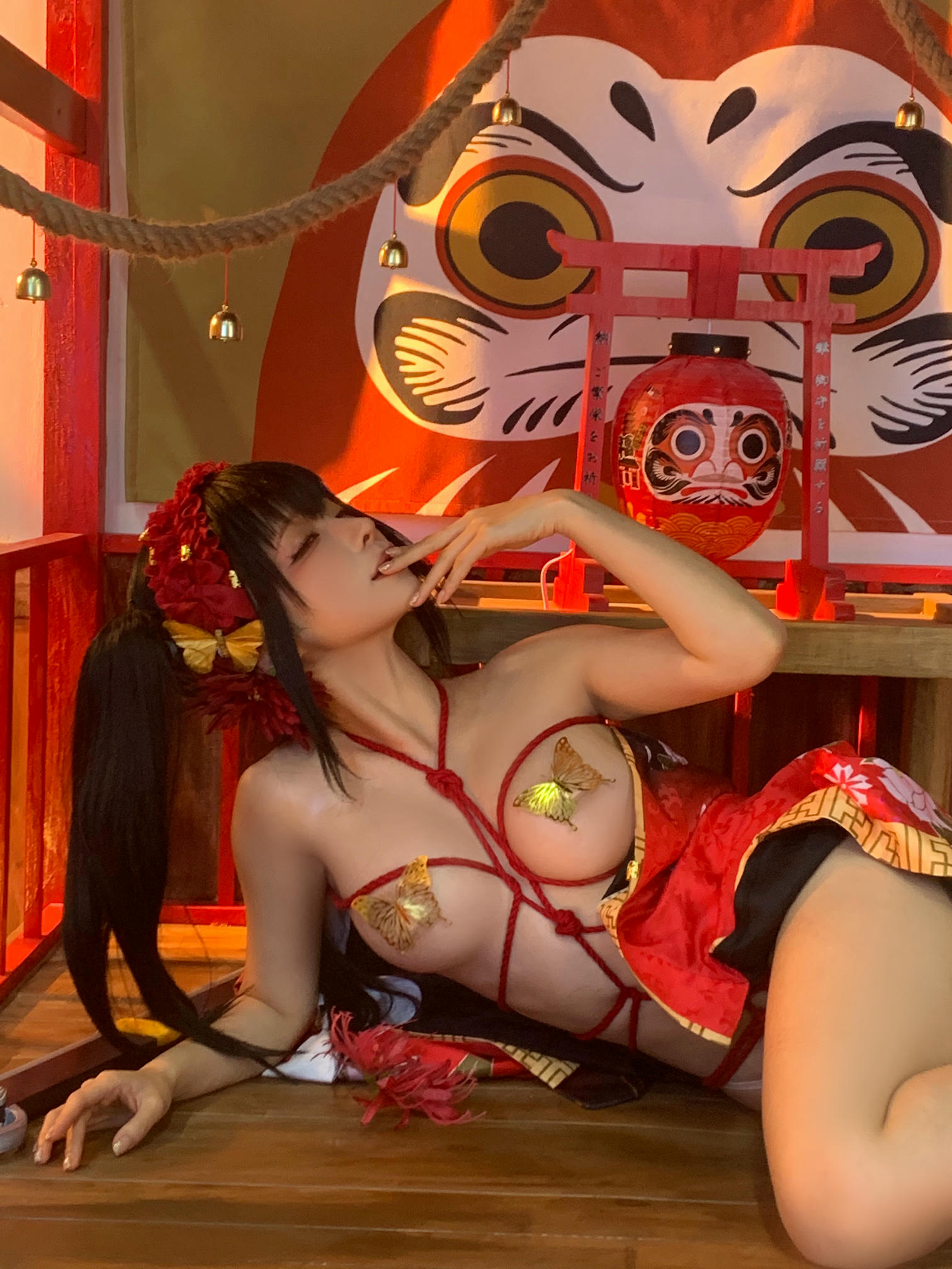 蠢沫沫 NO.310 狂三和服cos [261P9V-2.40GB]-狂三 花絮 [114P5V-582MB]_第4集