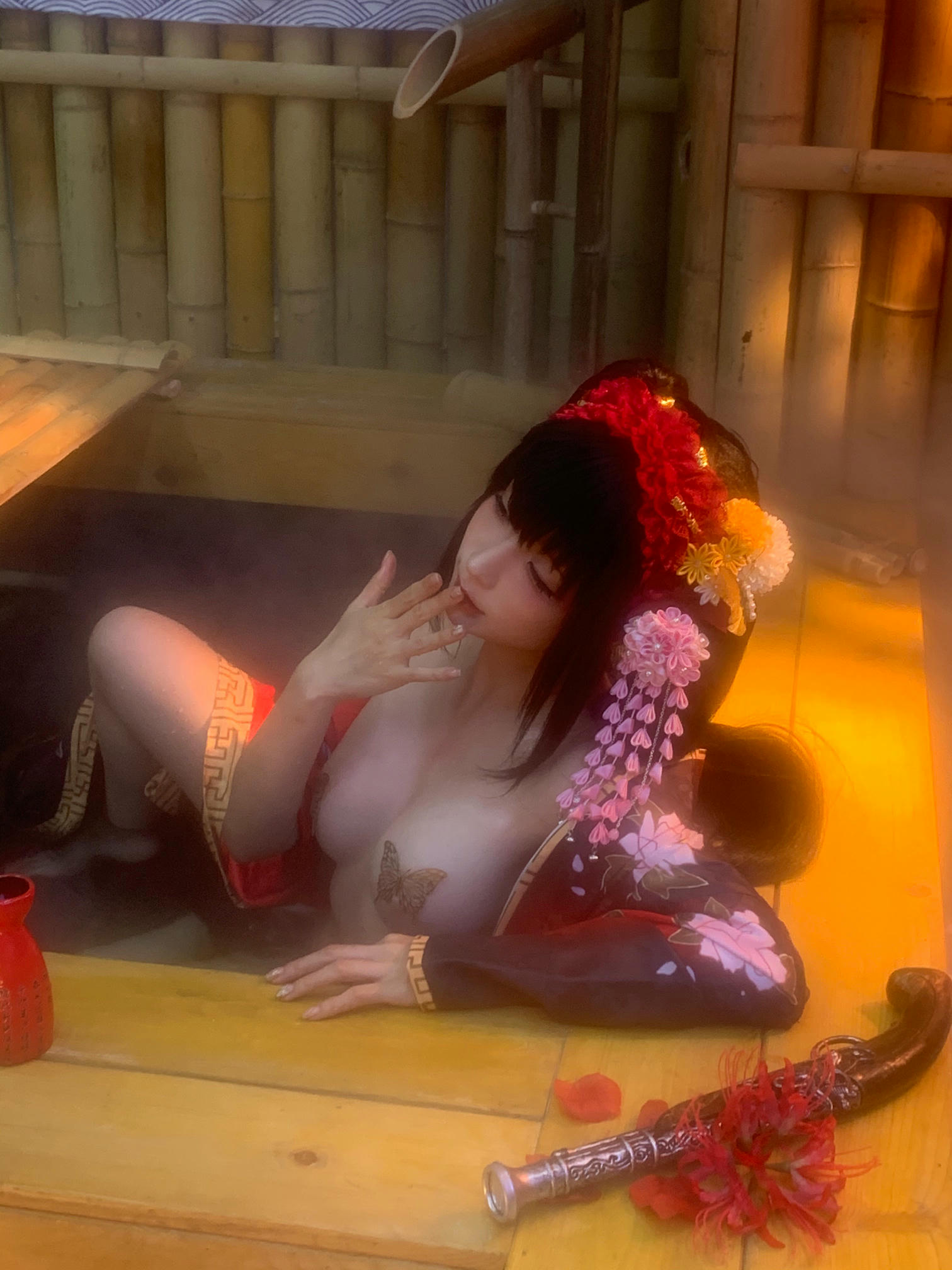 蠢沫沫 NO.310 狂三和服cos [261P9V-2.40GB]-狂三 花絮 [114P5V-582MB]_第5集