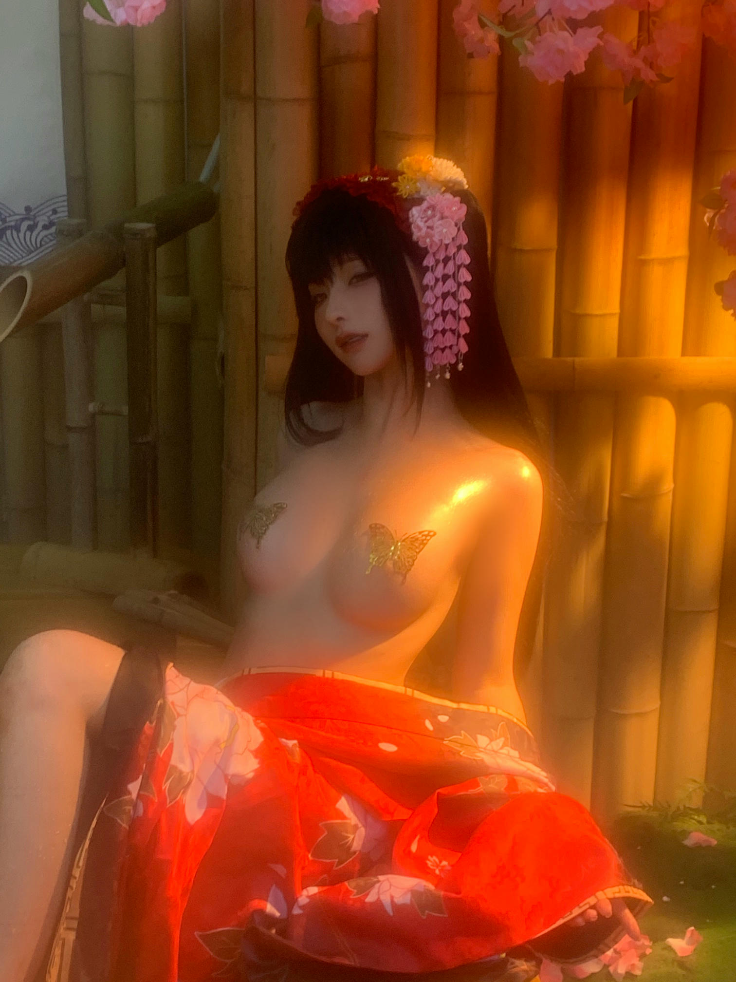 蠢沫沫 NO.310 狂三和服cos [261P9V-2.40GB]-狂三 花絮 [114P5V-582MB]_第5集