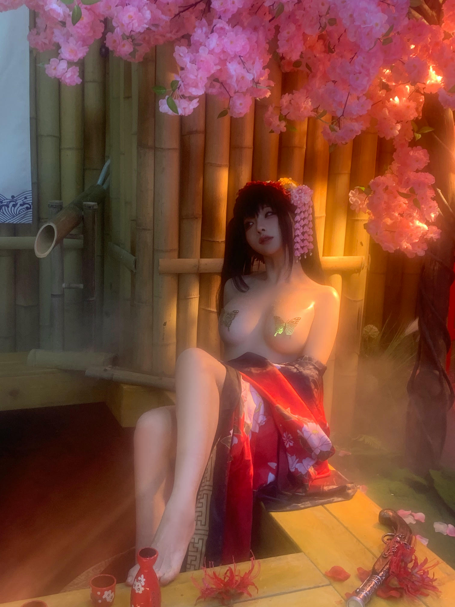 蠢沫沫 NO.310 狂三和服cos [261P9V-2.40GB]-狂三 花絮 [114P5V-582MB]_第5集