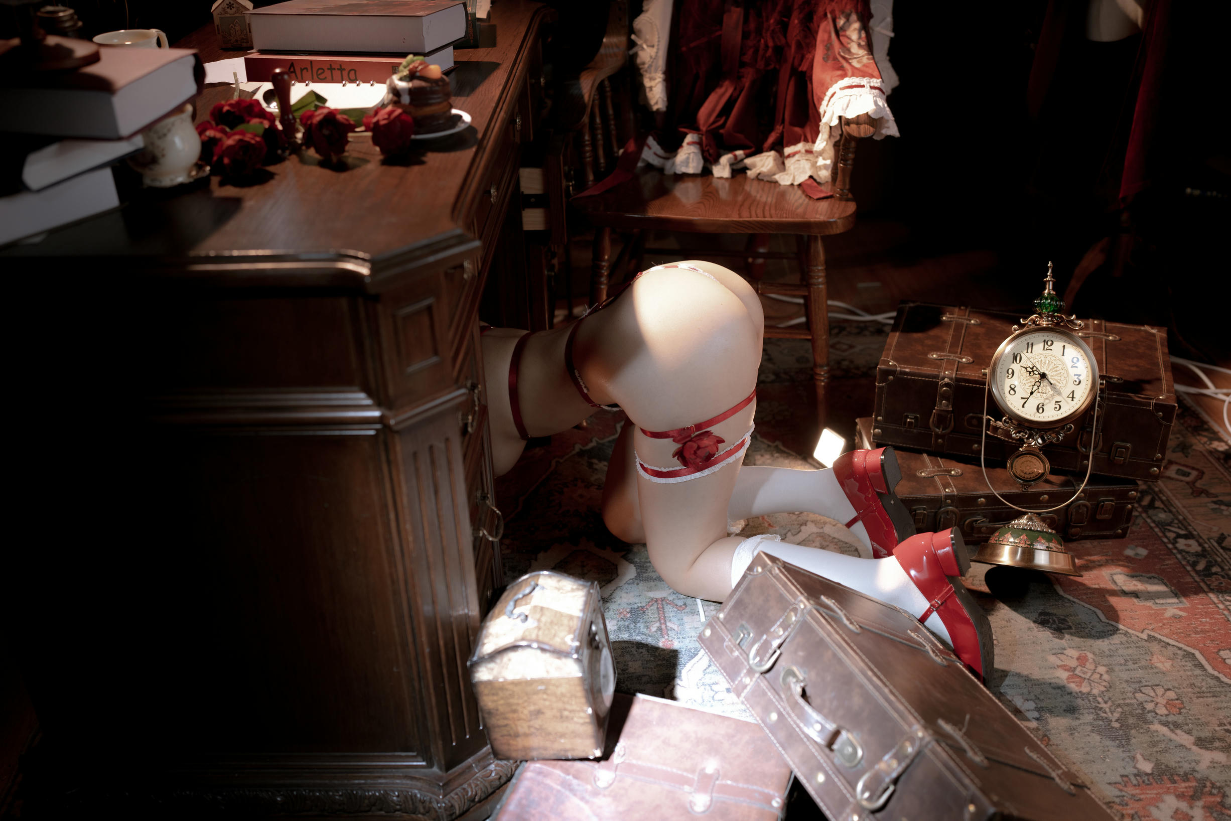 蠢沫沫 NO.317 橱窗娃娃[135P1V-1.27G]_第2集