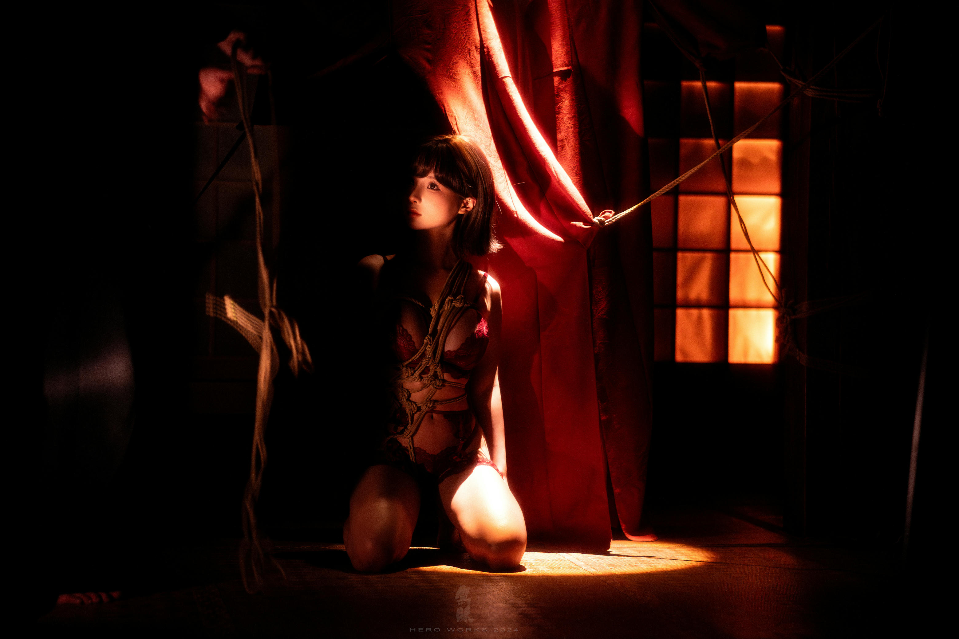 蠢沫沫 NO.318 2024年会员《绳》 [23P-245MB]_第1集