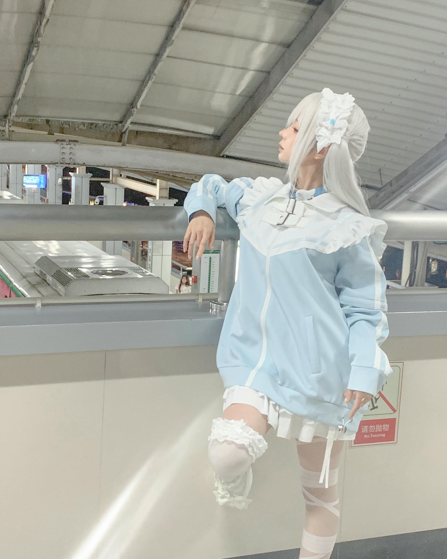 蠢沫沫 NO.325 水色 [244P2V-1.97GB]-水色-花絮_第1集