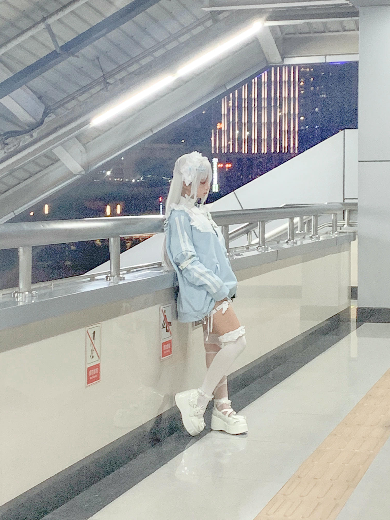 蠢沫沫 NO.325 水色 [244P2V-1.97GB]-水色-花絮_第1集