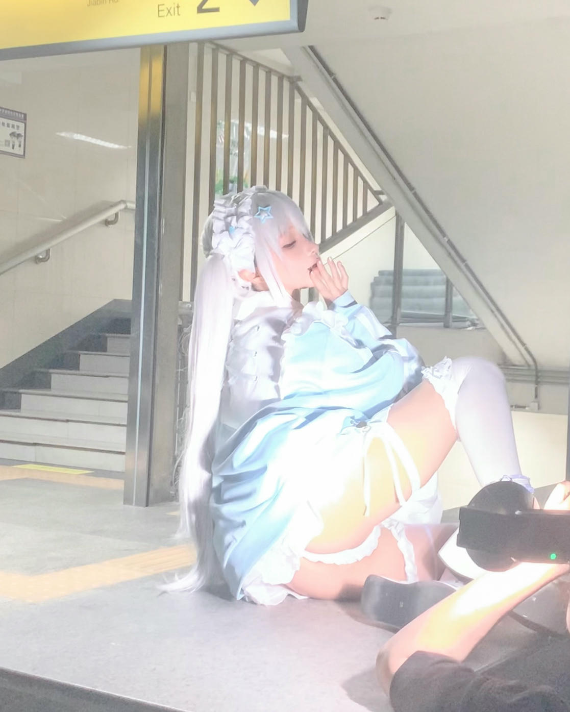 蠢沫沫 NO.325 水色 [244P2V-1.97GB]-水色-花絮_第1集