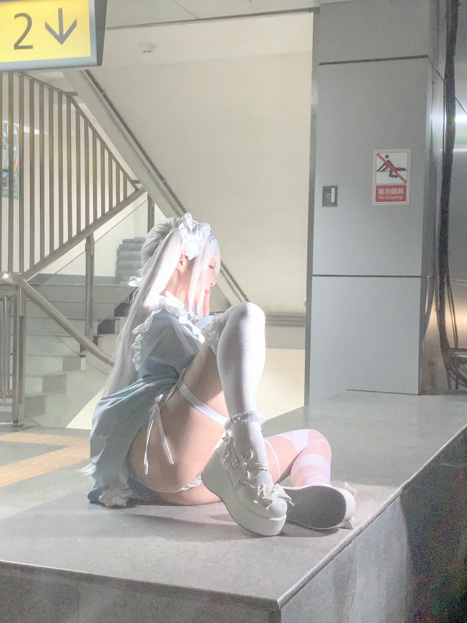 蠢沫沫 NO.325 水色 [244P2V-1.97GB]-水色-花絮_第1集