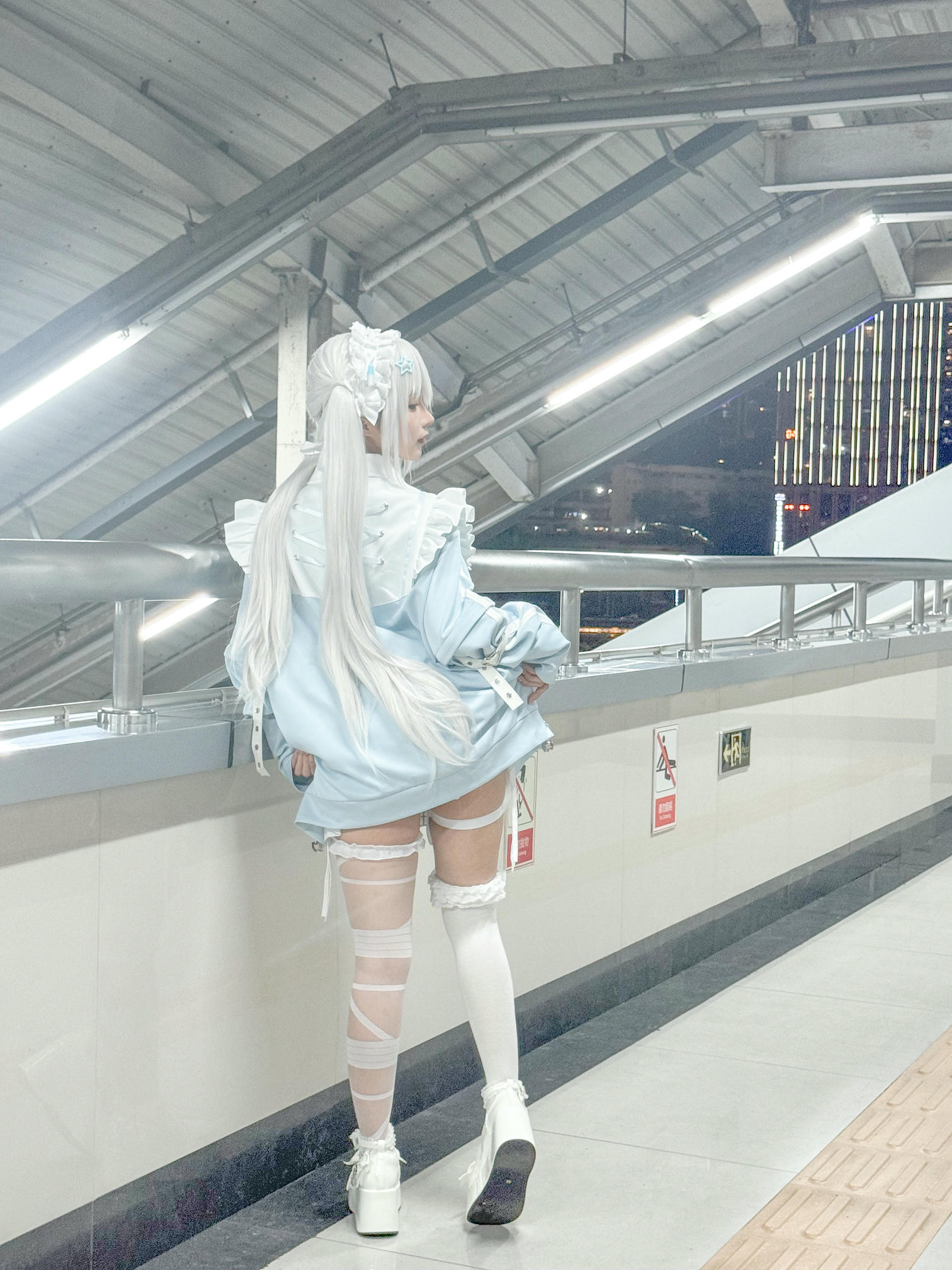 蠢沫沫 NO.325 水色 [244P2V-1.97GB]-水色-花絮_第2集