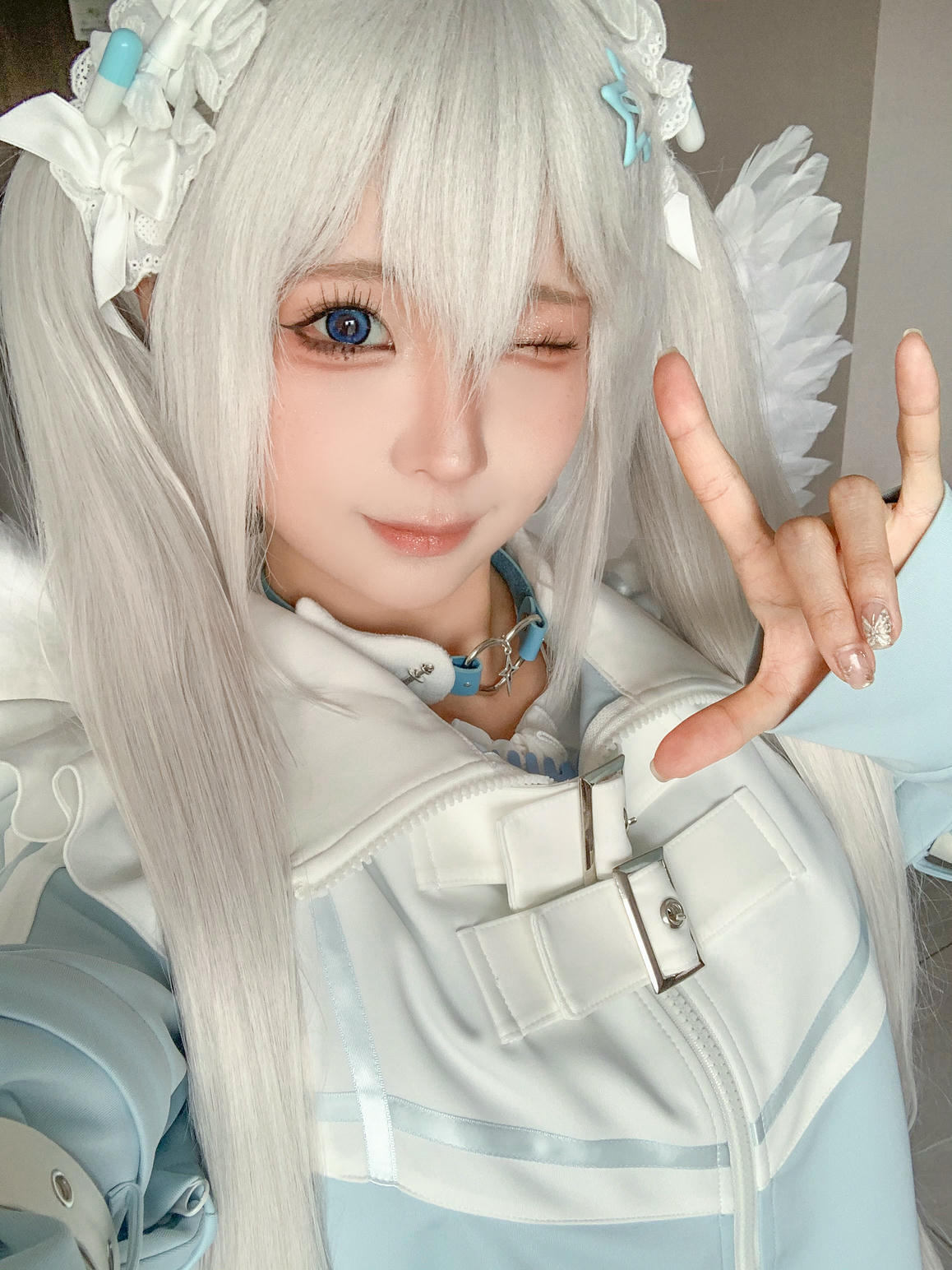 蠢沫沫 NO.325 水色 [244P2V-1.97GB]-水色-花絮_第1集