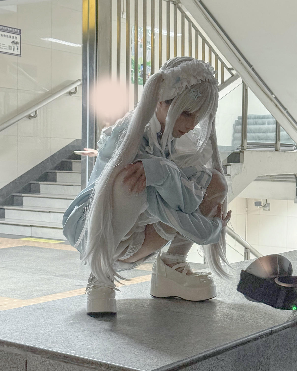 蠢沫沫 NO.325 水色 [244P2V-1.97GB]-水色-花絮_第2集