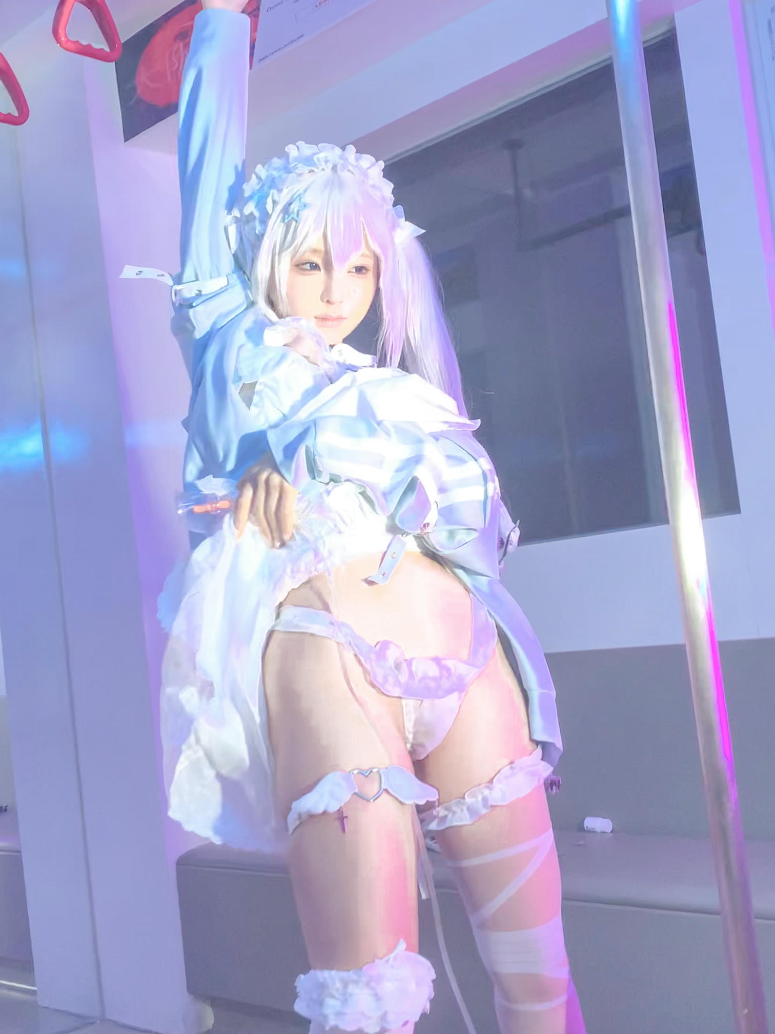 蠢沫沫 NO.325 水色 [244P2V-1.97GB]-水色-花絮_第4集