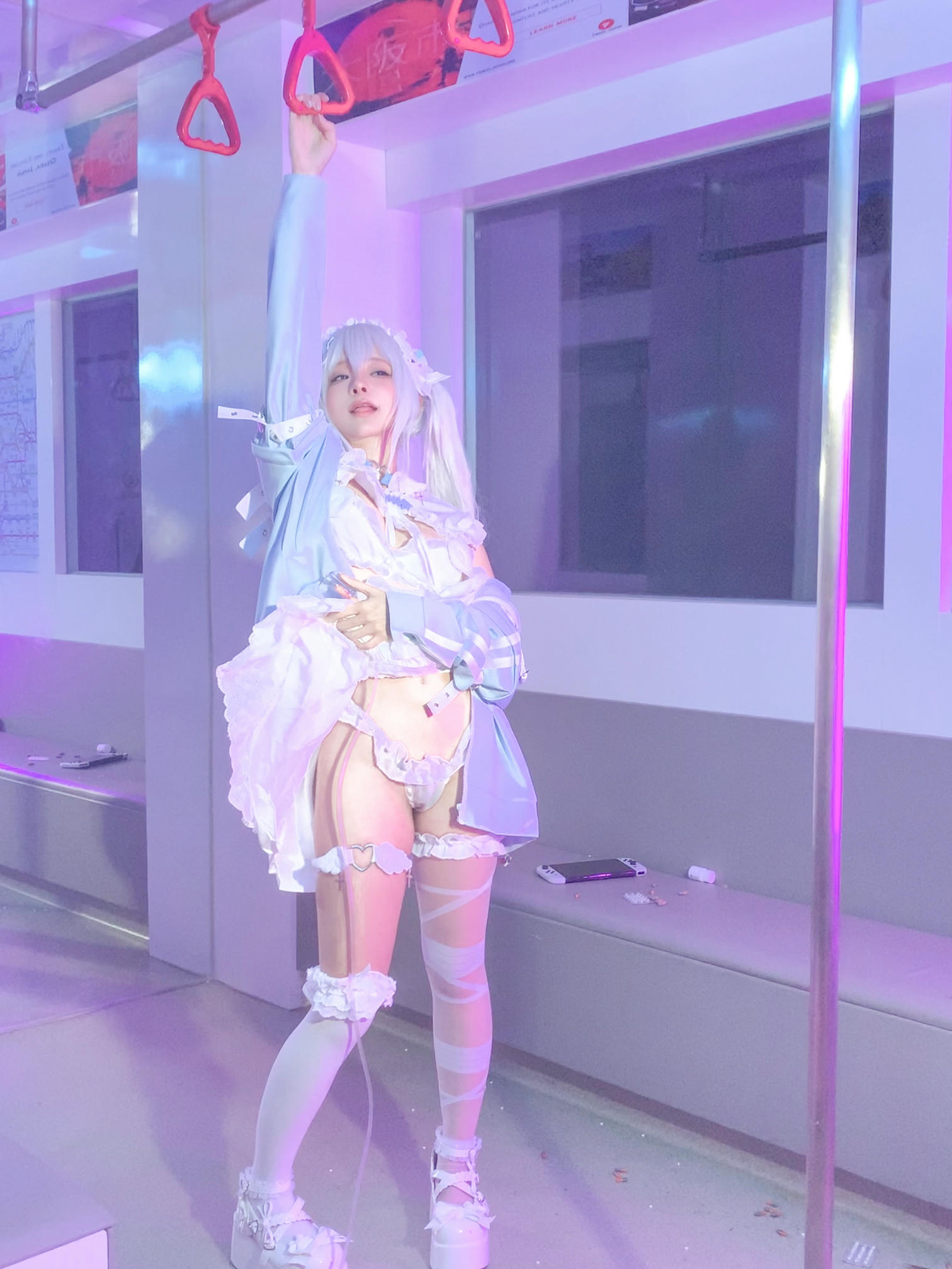 蠢沫沫 NO.325 水色 [244P2V-1.97GB]-水色-花絮_第4集