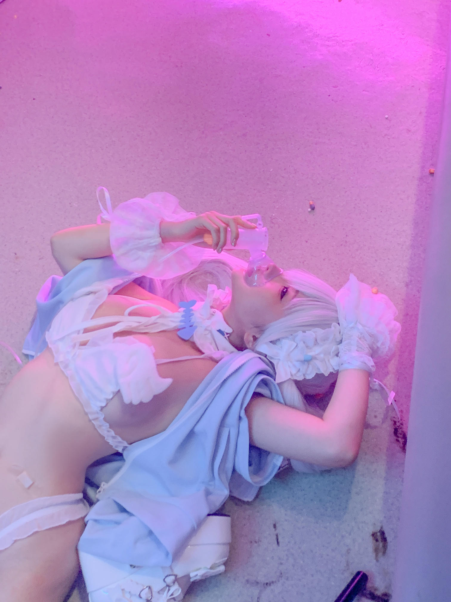 蠢沫沫 NO.325 水色 [244P2V-1.97GB]-水色-花絮_第5集