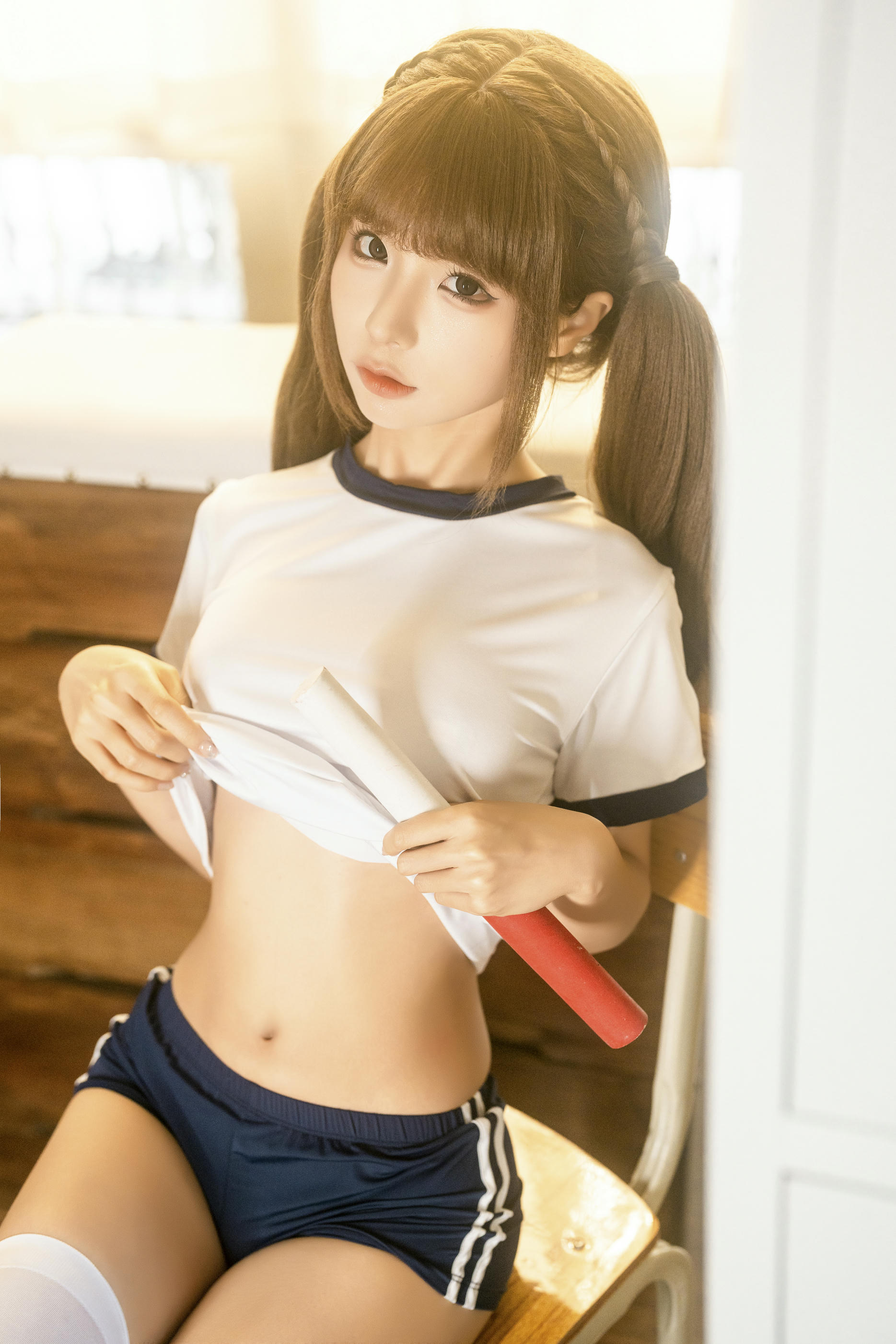 蠢沫沫 NO.326《体操室》[104P 1.38GB]_第1集