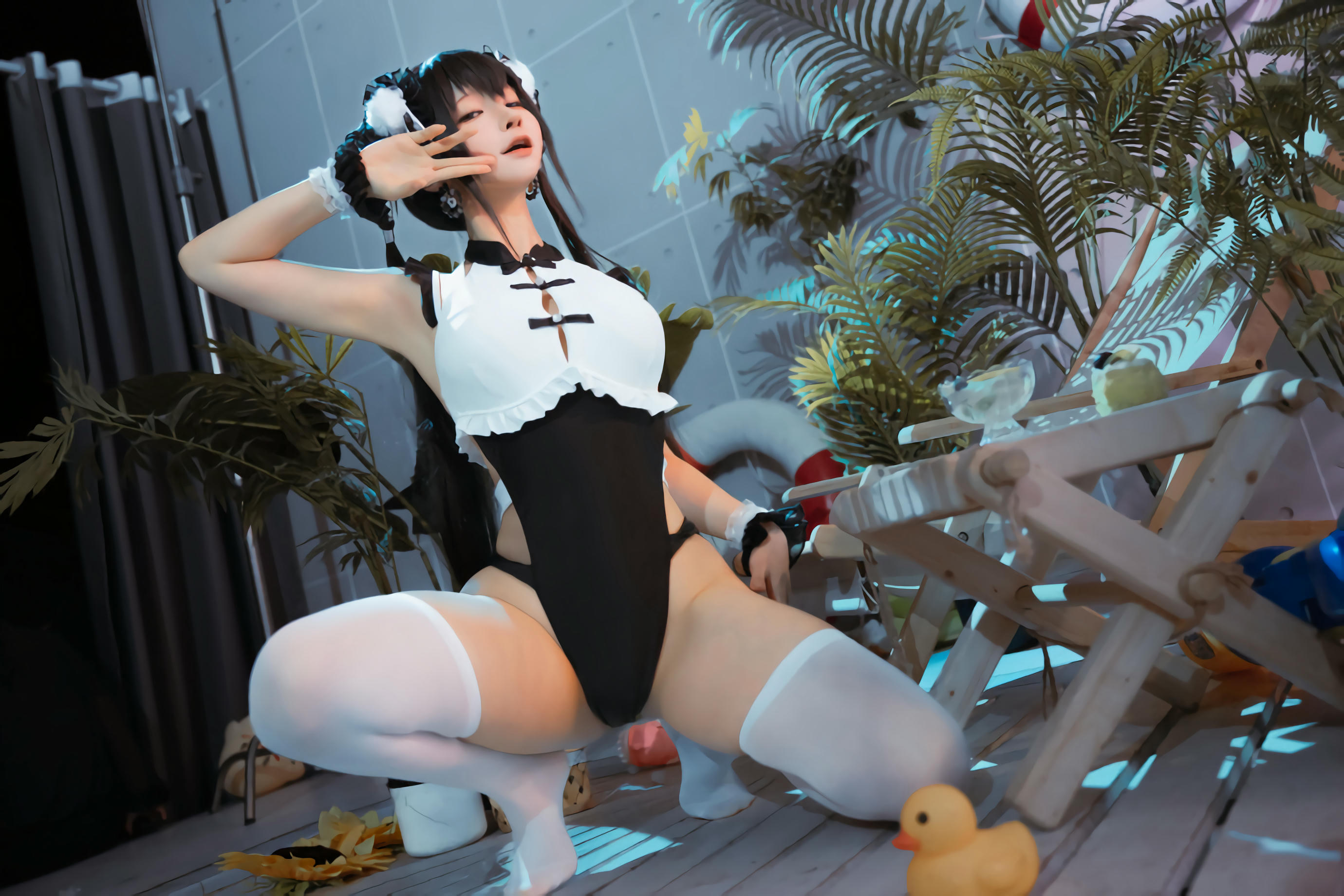 蠢沫沫 NO.327 熊猫娘[21P-234.1M]_第1集