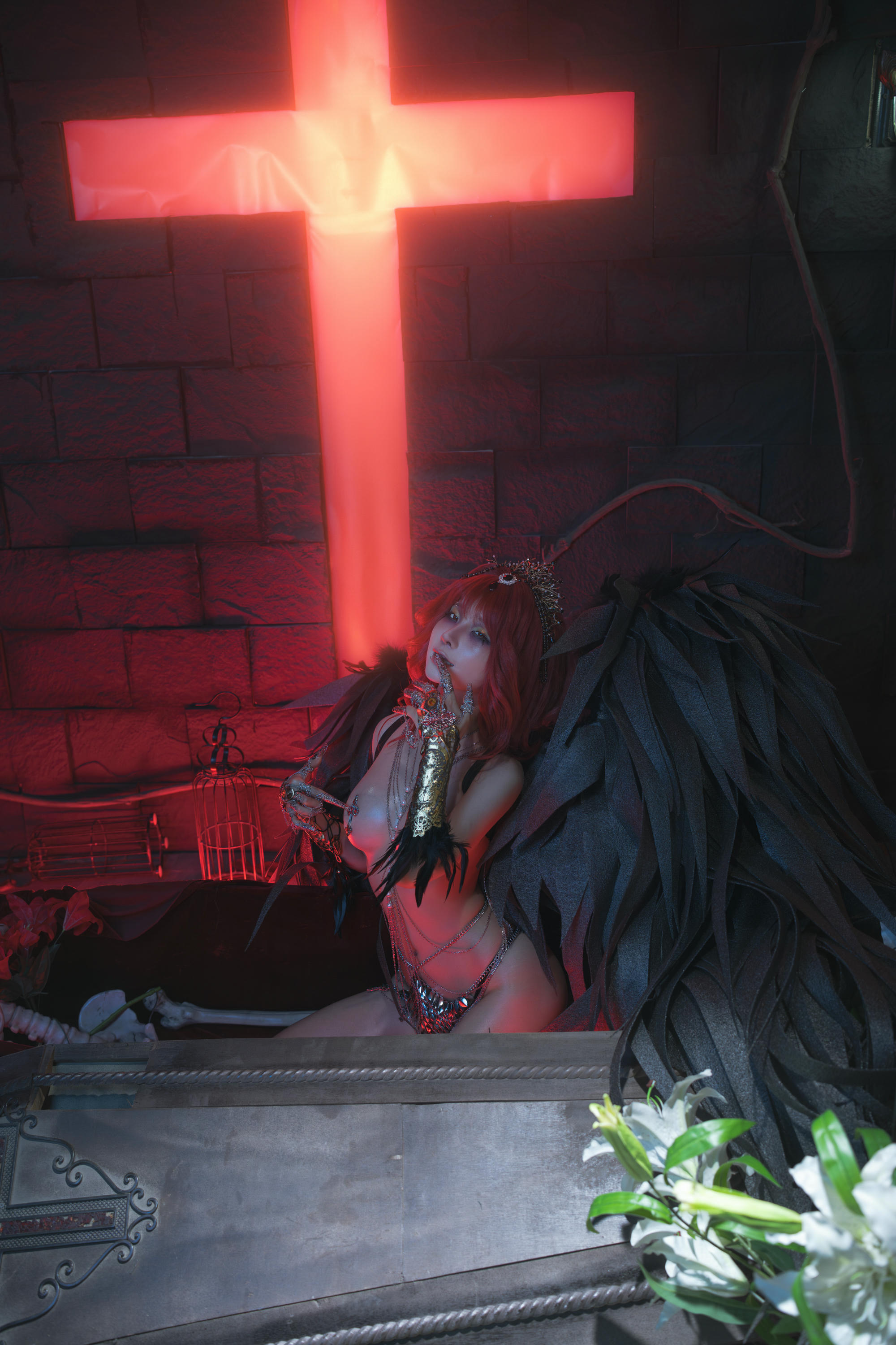 蠢沫沫 NO.329 黑天使 [238P2V-2.12GB]_第6集