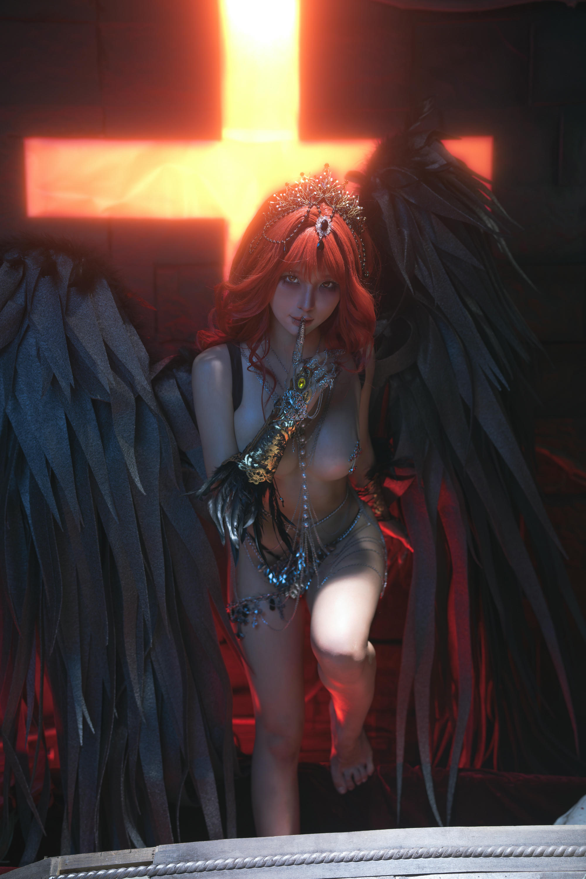 蠢沫沫 NO.329 黑天使 [238P2V-2.12GB]_第7集