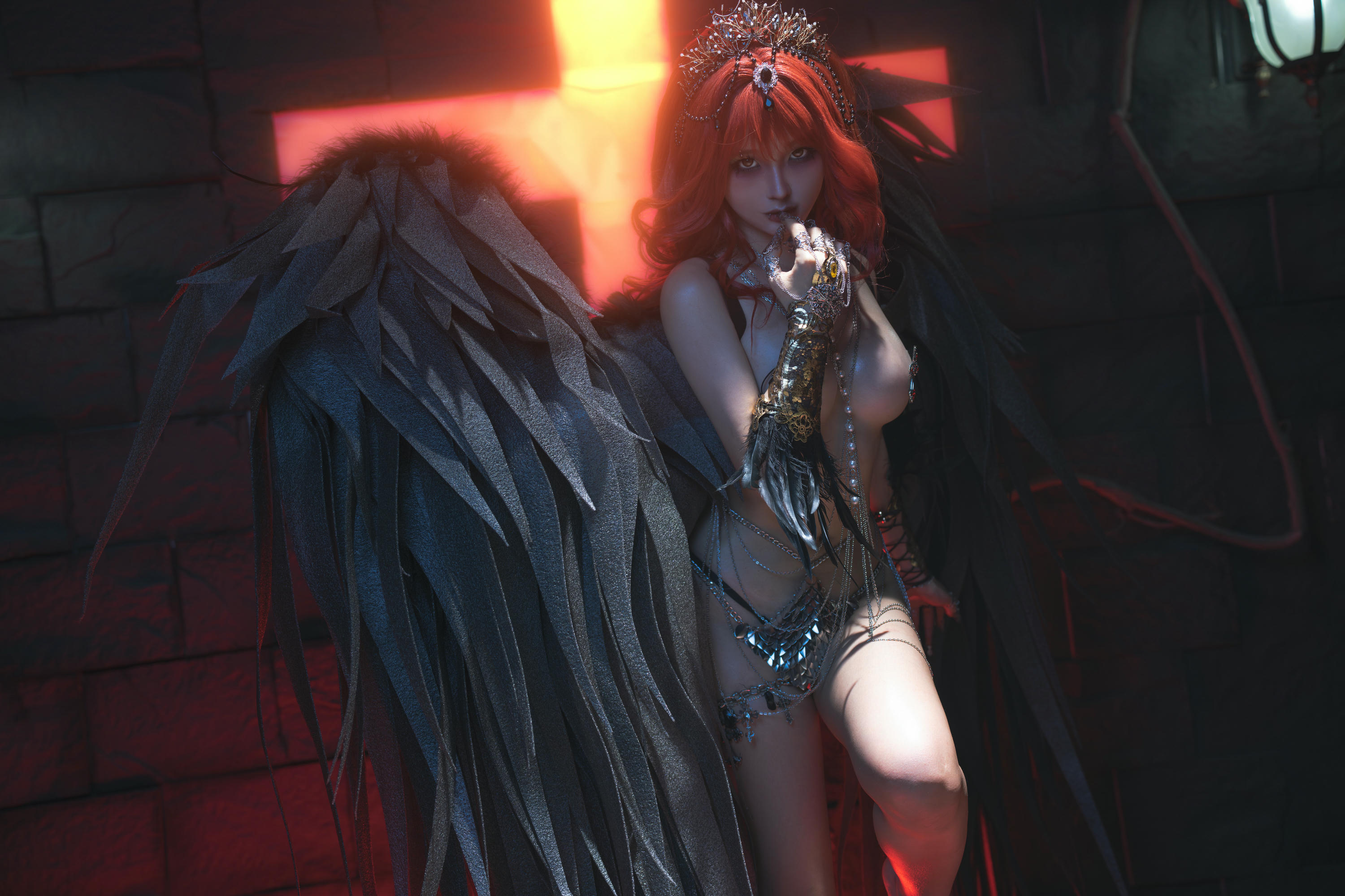 蠢沫沫 NO.329 黑天使 [238P2V-2.12GB]_第7集