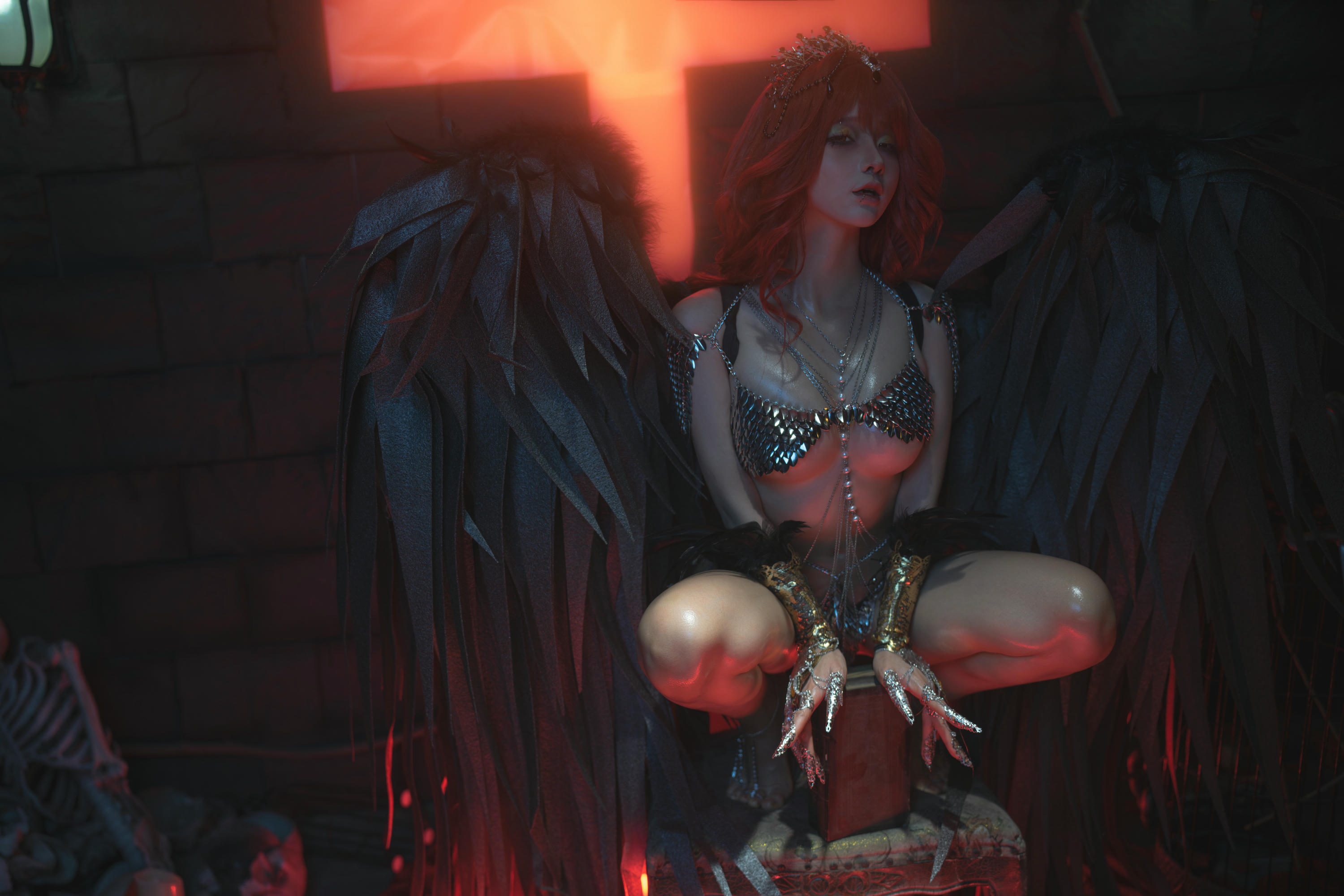 蠢沫沫 NO.329 黑天使 [238P2V-2.12GB]_第1集