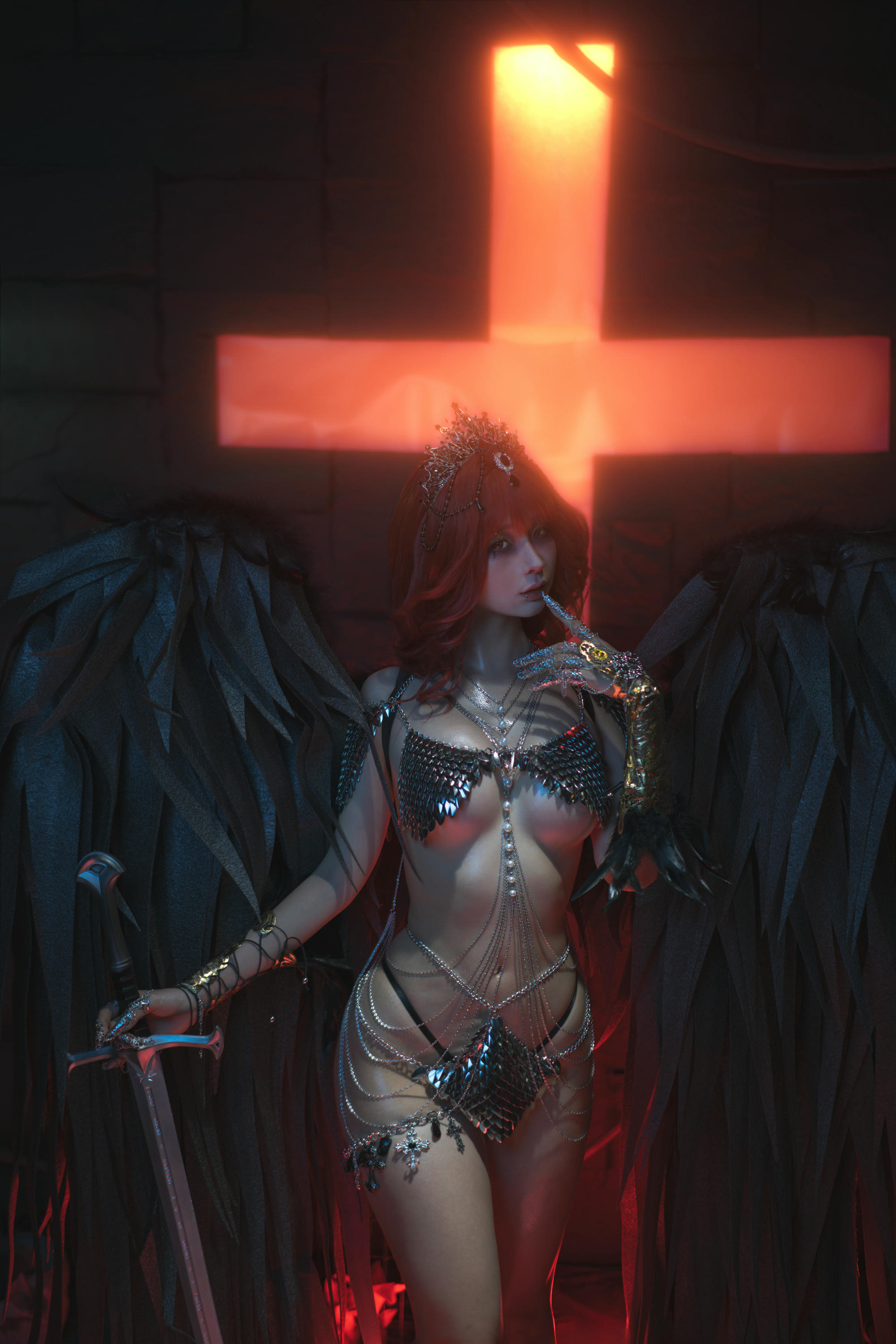 蠢沫沫 NO.329 黑天使 [238P2V-2.12GB]_第1集