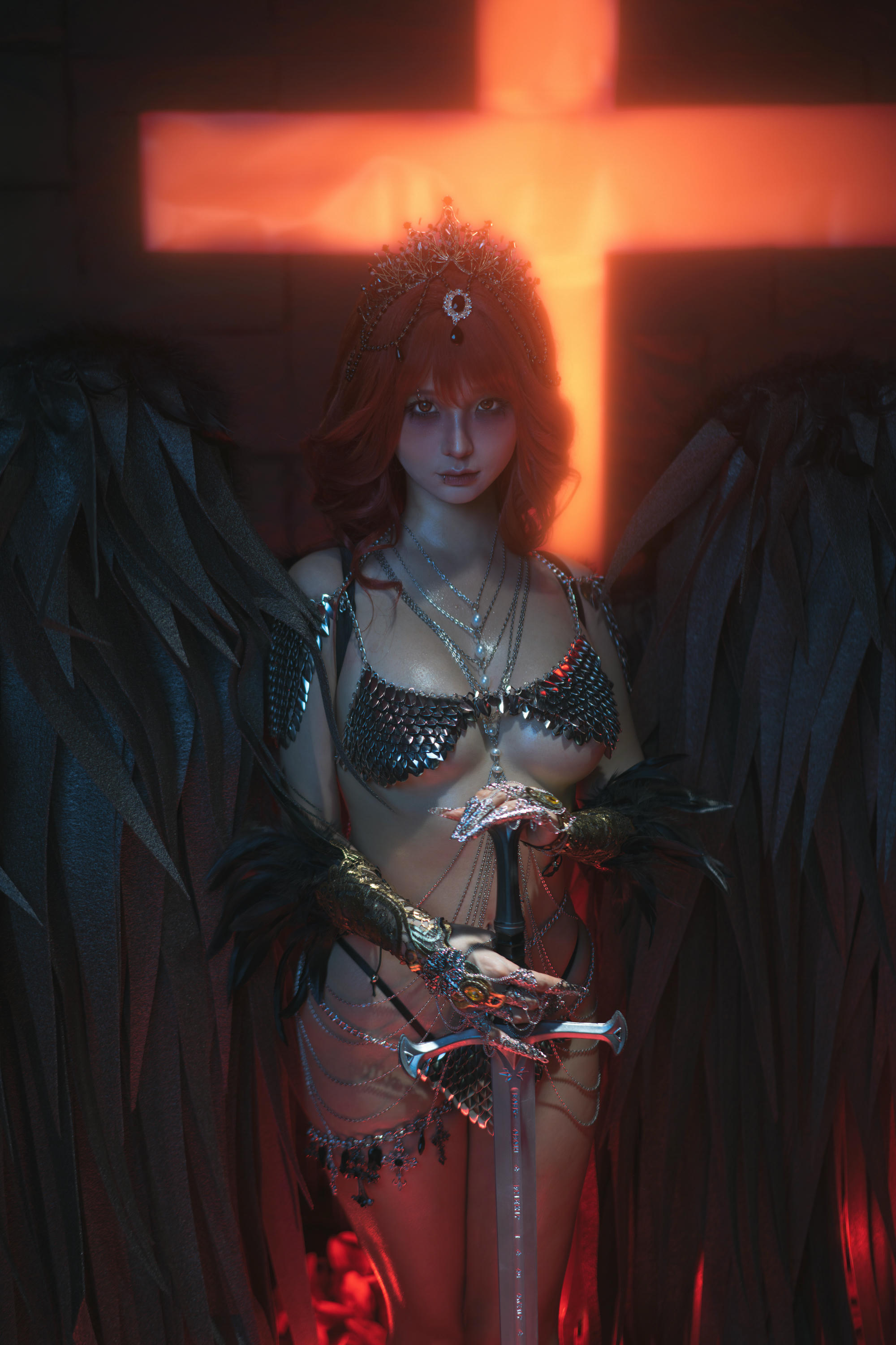 蠢沫沫 NO.329 黑天使 [238P2V-2.12GB]_第1集