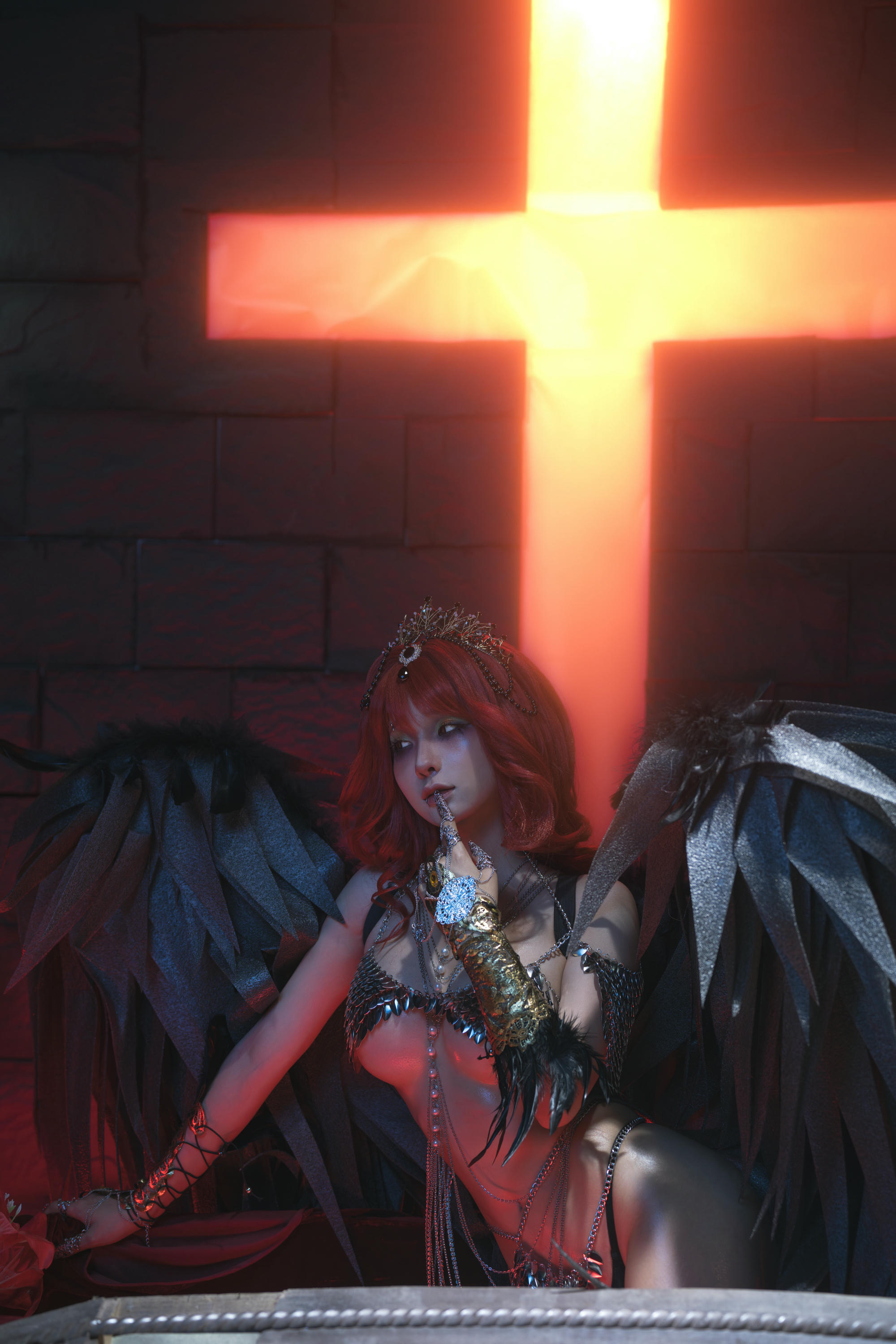 蠢沫沫 NO.329 黑天使 [238P2V-2.12GB]_第5集