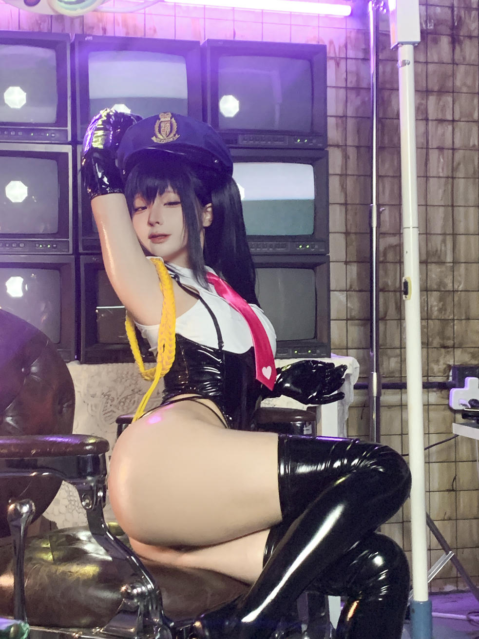 蠢沫沫 NO.330 沙希女警[147P-873.1M]-花絮 [29P]_第1集