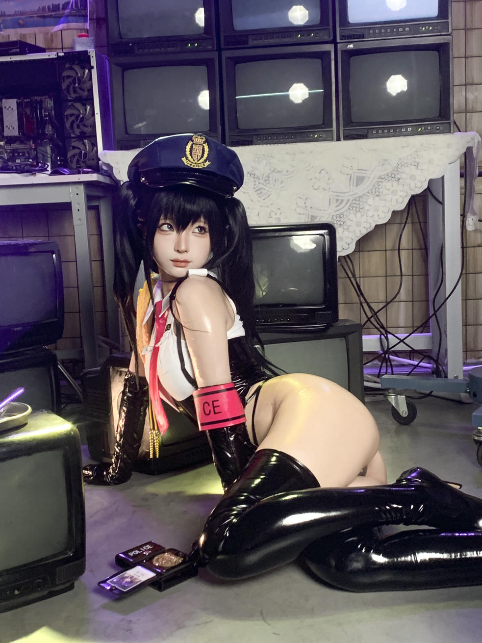 蠢沫沫 NO.330 沙希女警[147P-873.1M]-花絮 [29P]_第1集