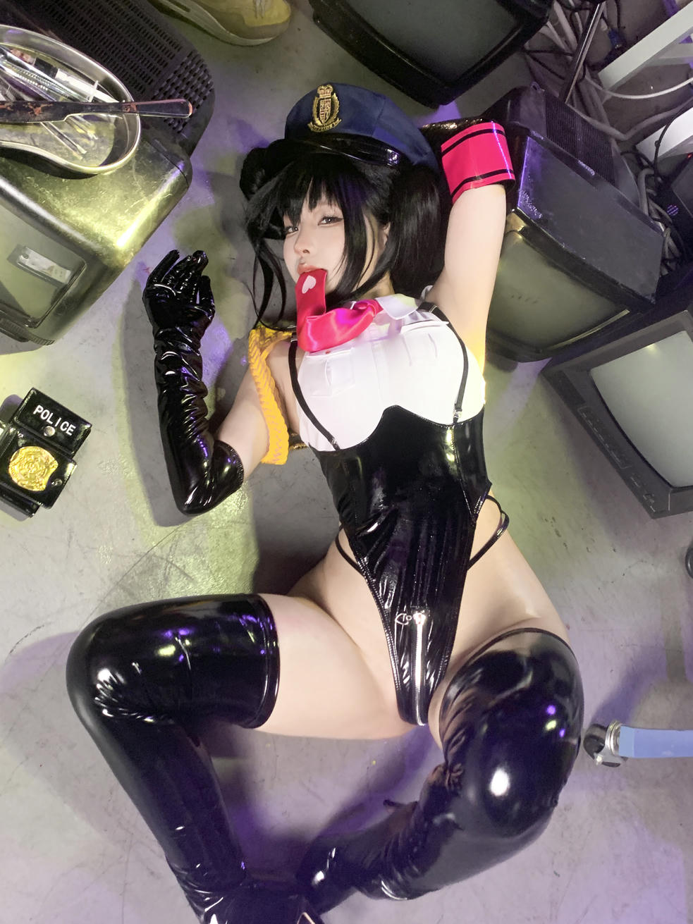 蠢沫沫 NO.330 沙希女警[147P-873.1M]-花絮 [29P]_第1集