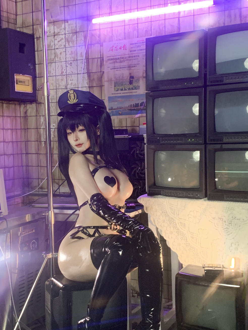 蠢沫沫 NO.330 沙希女警[147P-873.1M]-花絮 [29P]_第2集