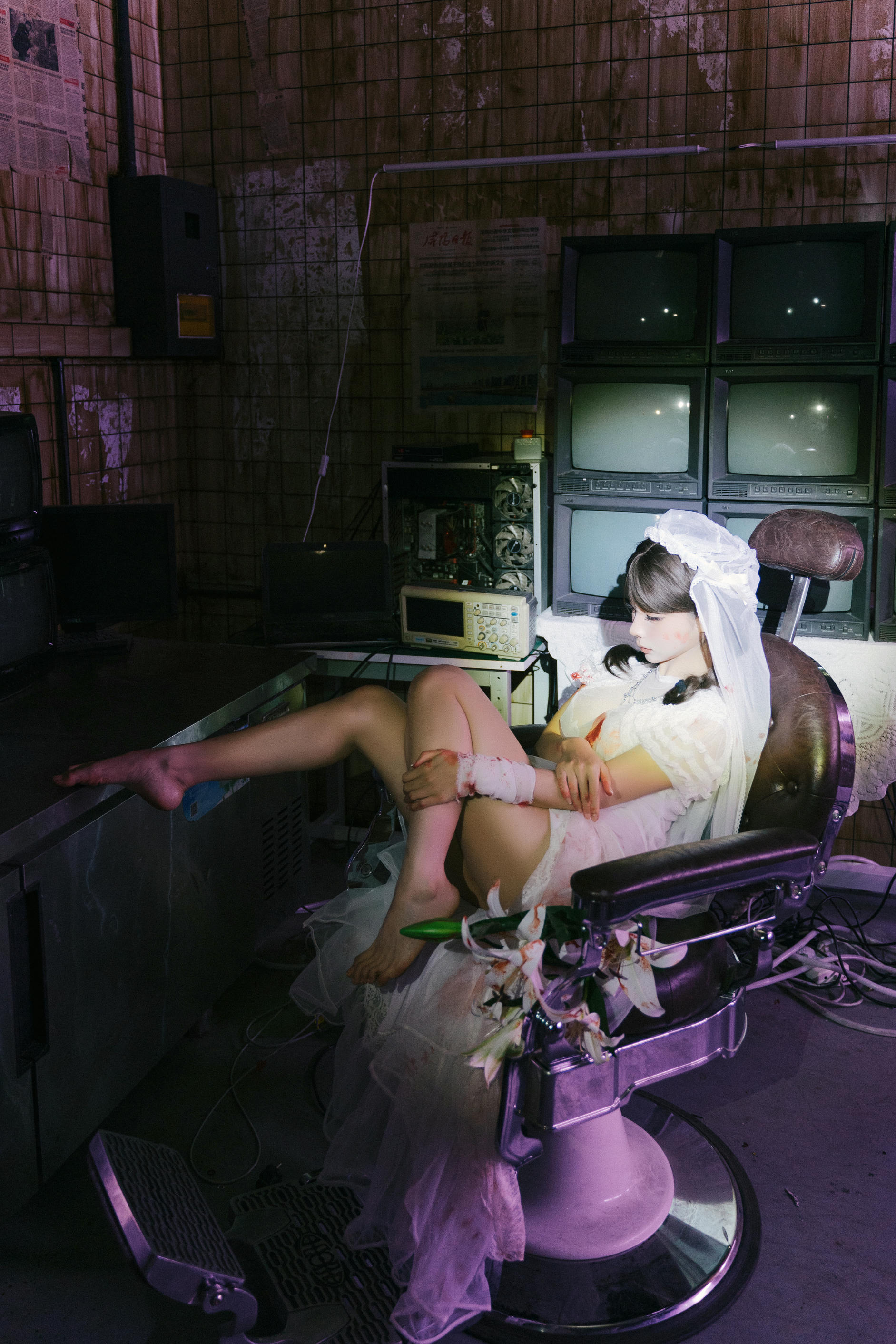 蠢沫沫 NO.332 废墟新娘[133P-1.28G]_第1集