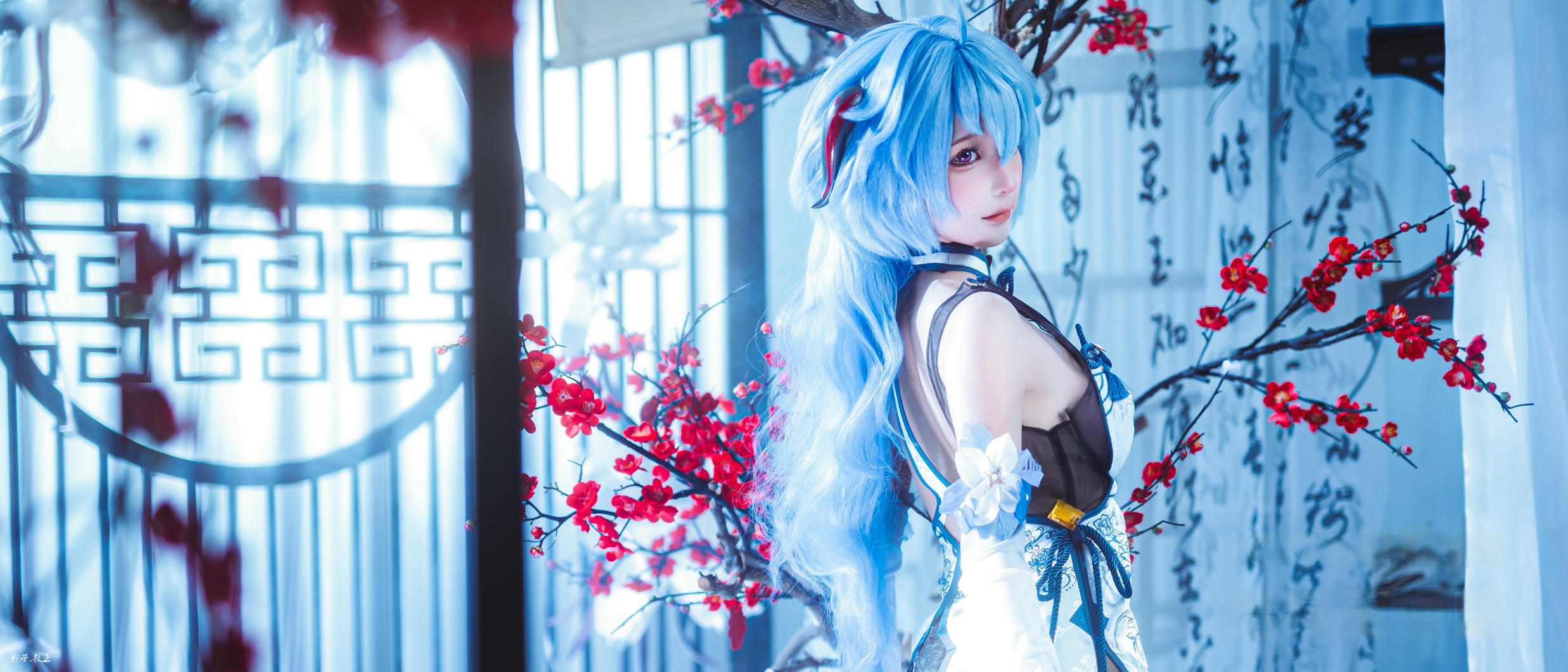 蠢沫沫 NO.340 2024年会员 原神 甘雨旗袍[27P 180.7M]_第1集