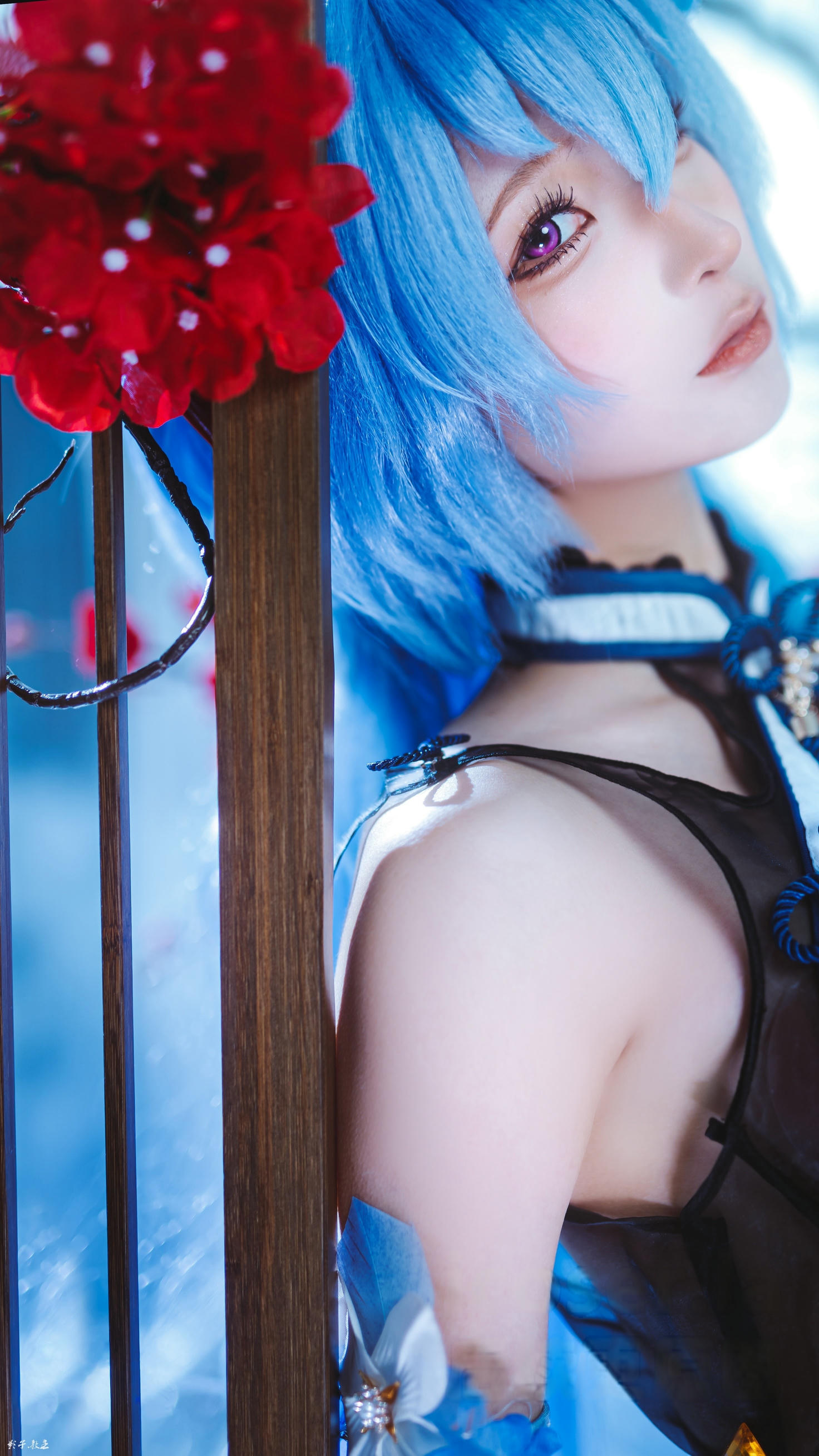 蠢沫沫 NO.340 2024年会员 原神 甘雨旗袍[27P 180.7M]_第1集