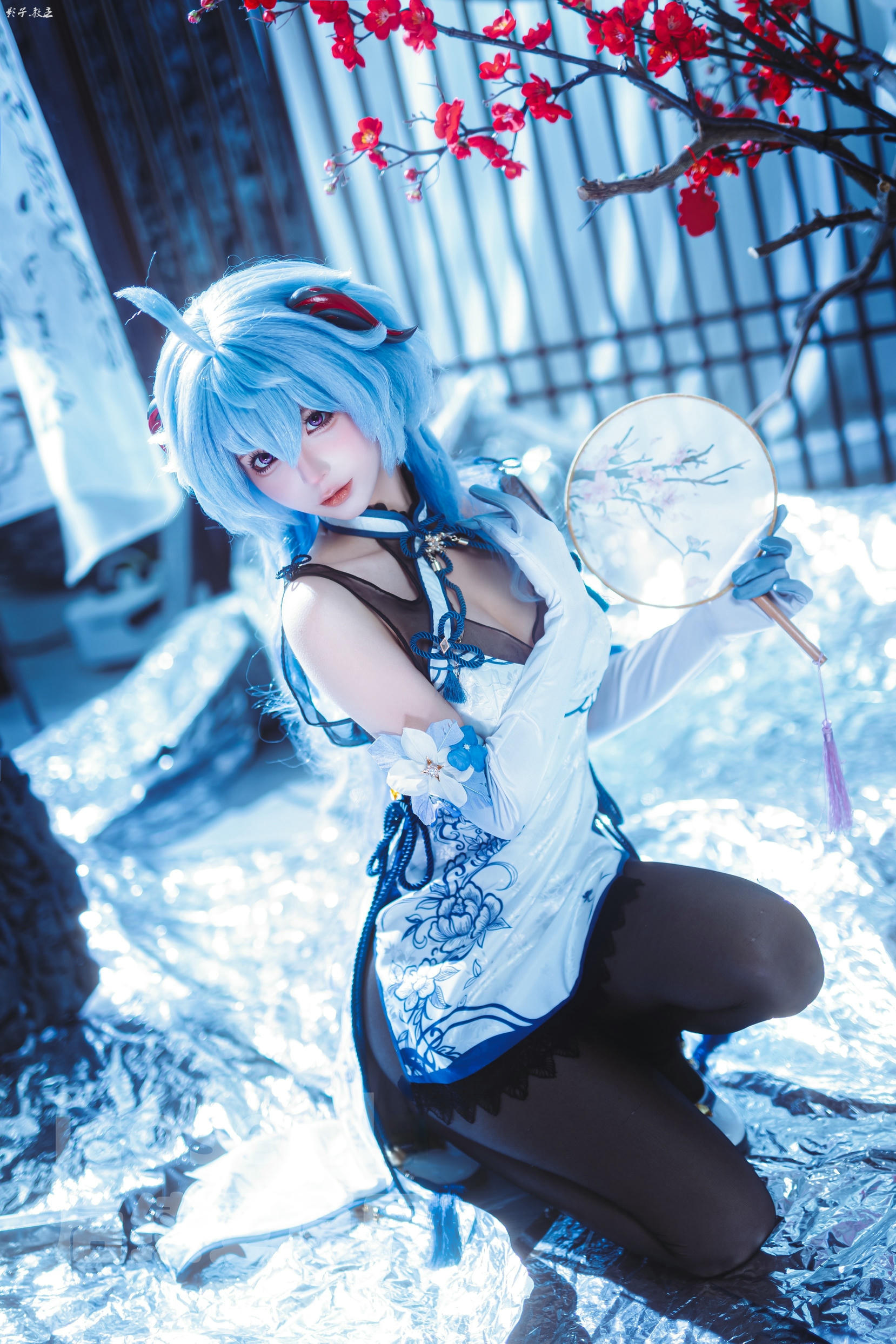 蠢沫沫 NO.340 2024年会员 原神 甘雨旗袍[27P 180.7M]_第1集