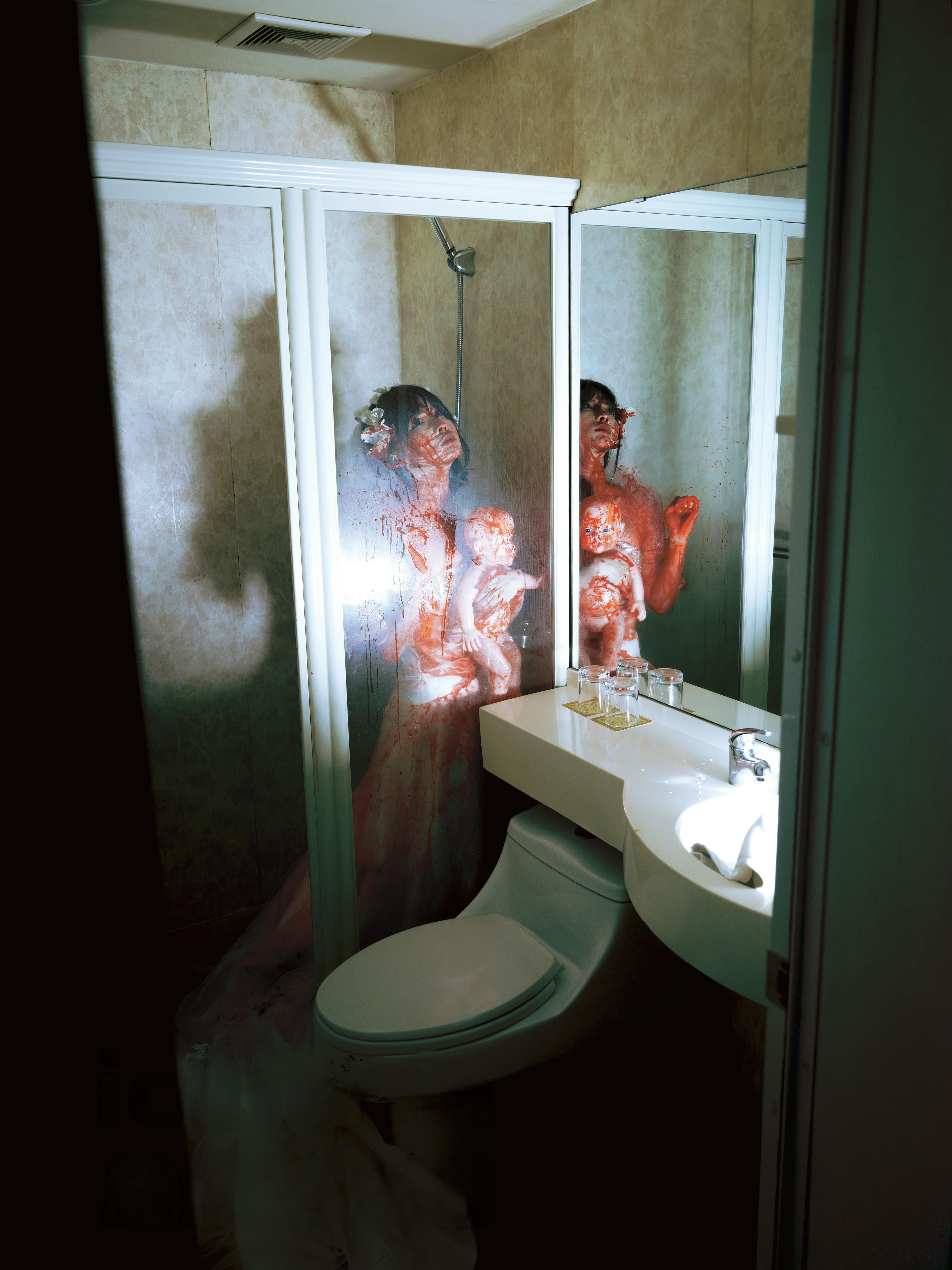 蠢沫沫 NO.345 2024年会员 血婚纱[32P 488.3M]_第1集