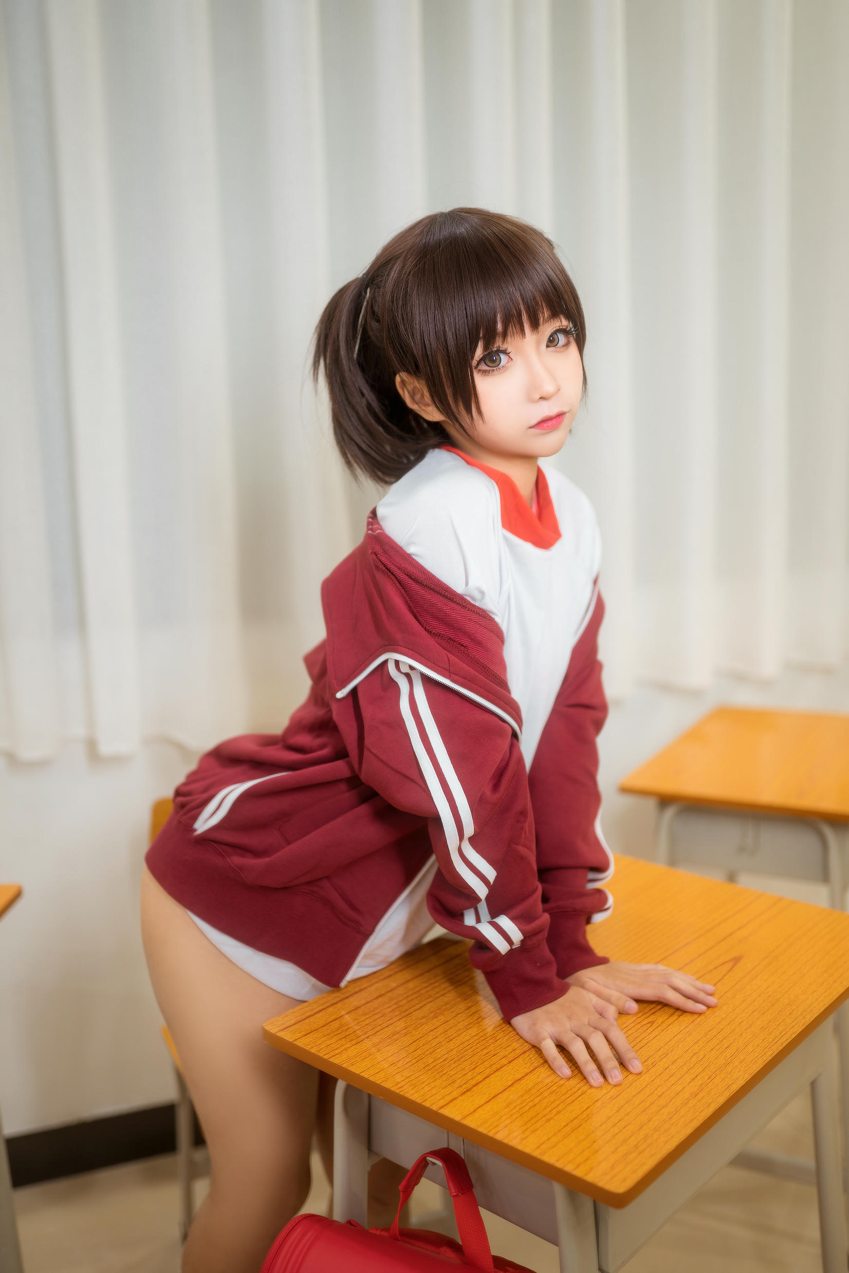 蠢沫沫 NO.044 体操服红 [45P 420MB]_第1集