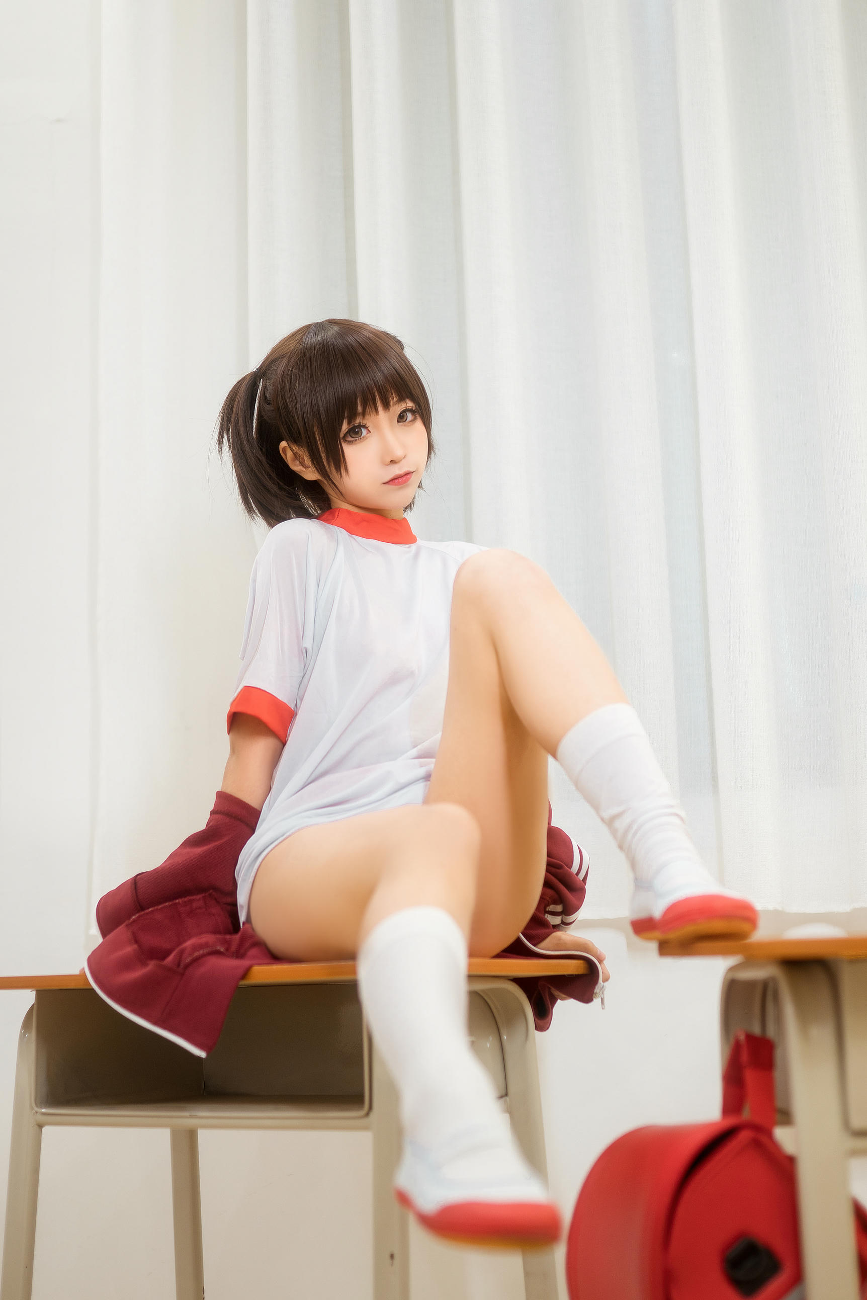 蠢沫沫 NO.044 体操服红 [45P 420MB]_第1集