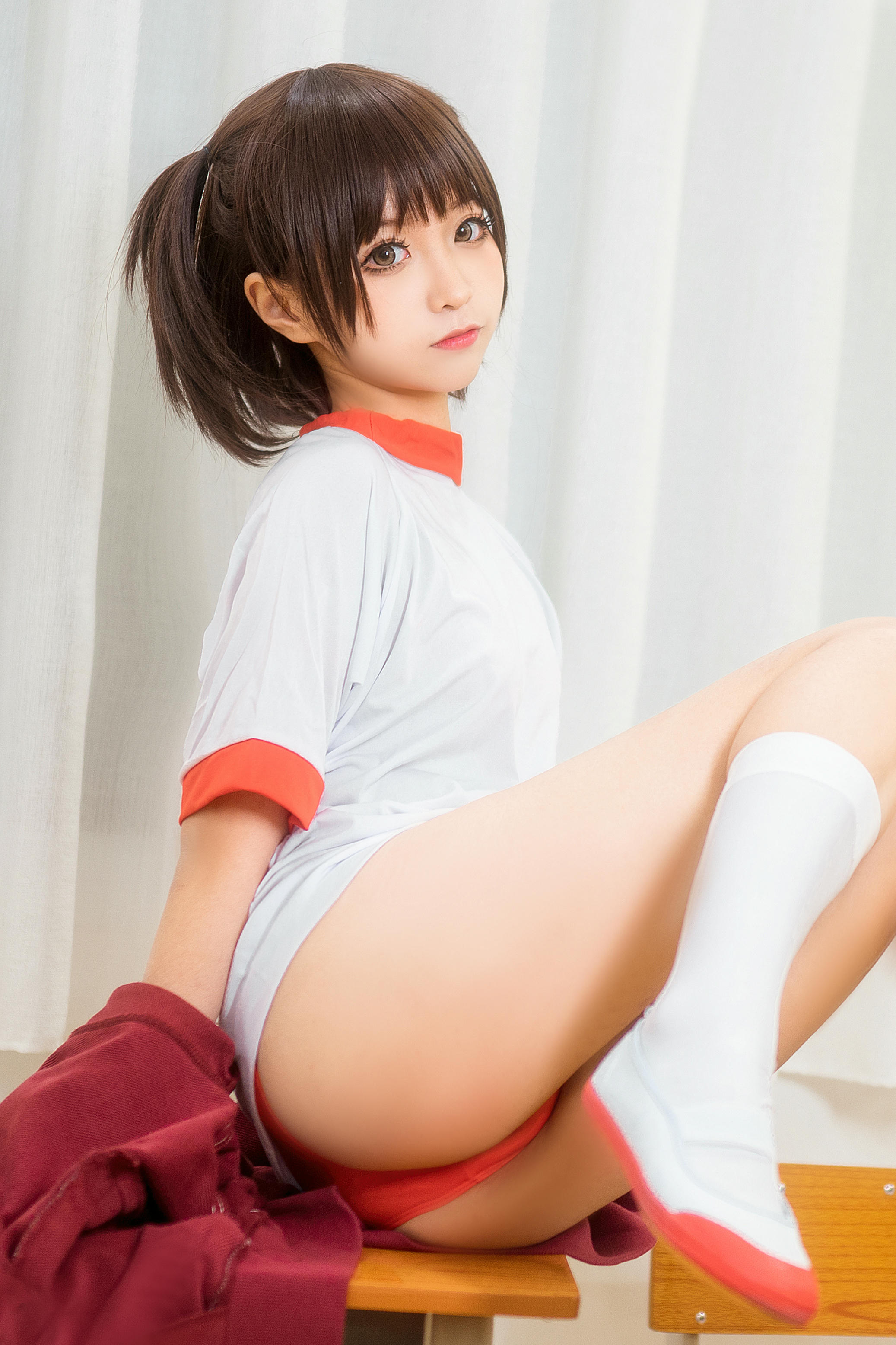 蠢沫沫 NO.044 体操服红 [45P 420MB]_第1集