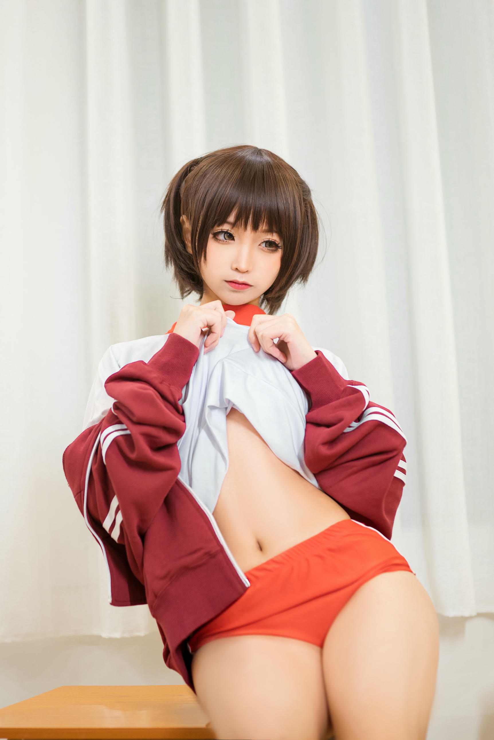 蠢沫沫 NO.044 体操服红 [45P 420MB]_第2集