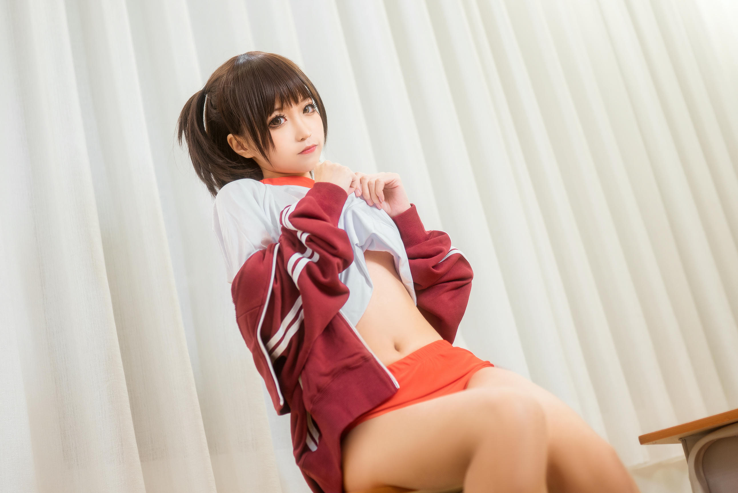 蠢沫沫 NO.044 体操服红 [45P 420MB]_第2集