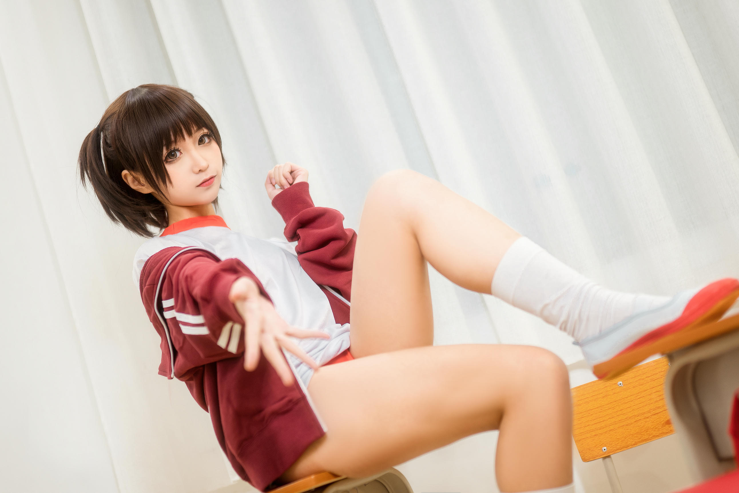 蠢沫沫 NO.044 体操服红 [45P 420MB]_第1集