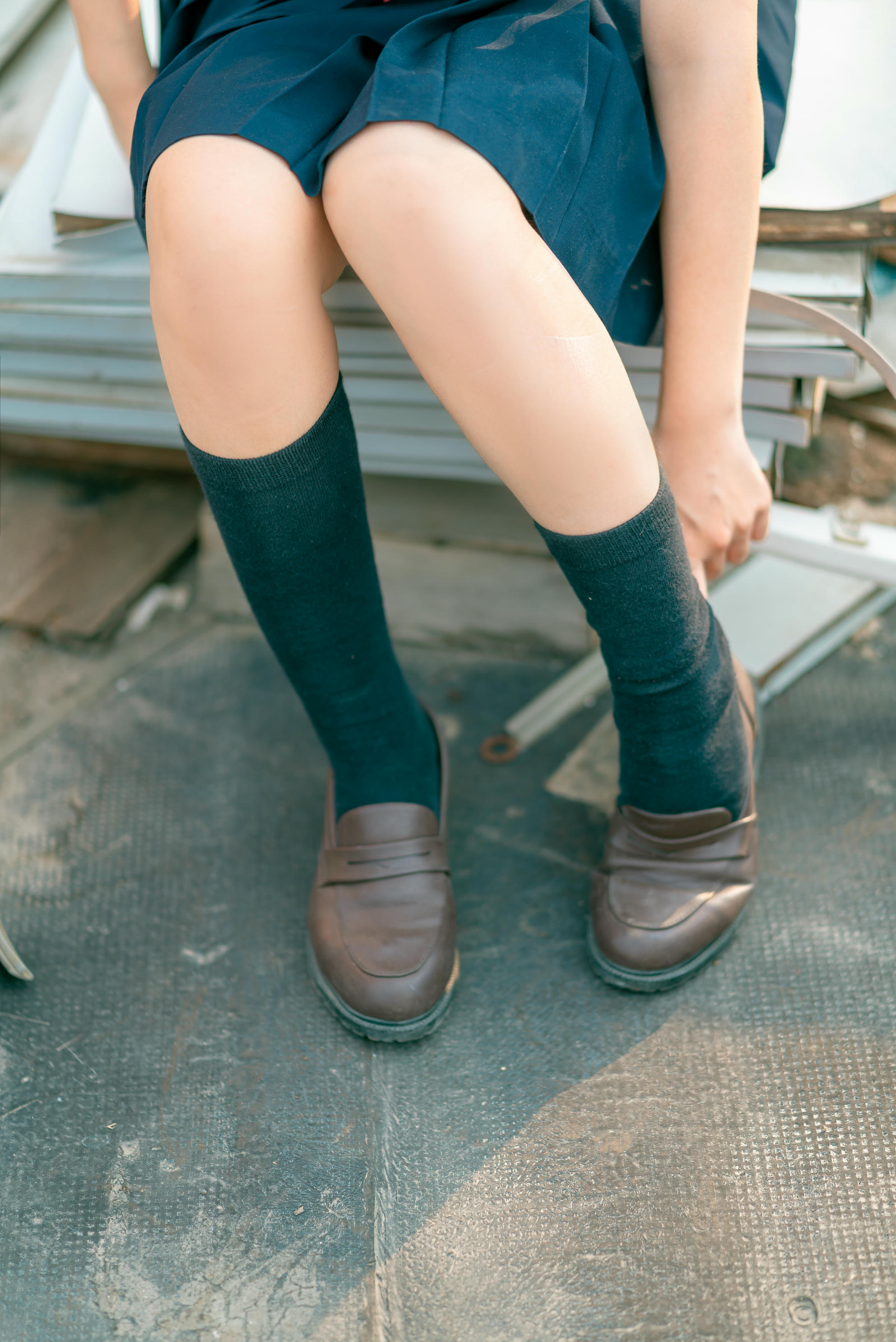 蠢沫沫 NO.046 天台jk [40P 443MB]_第2集