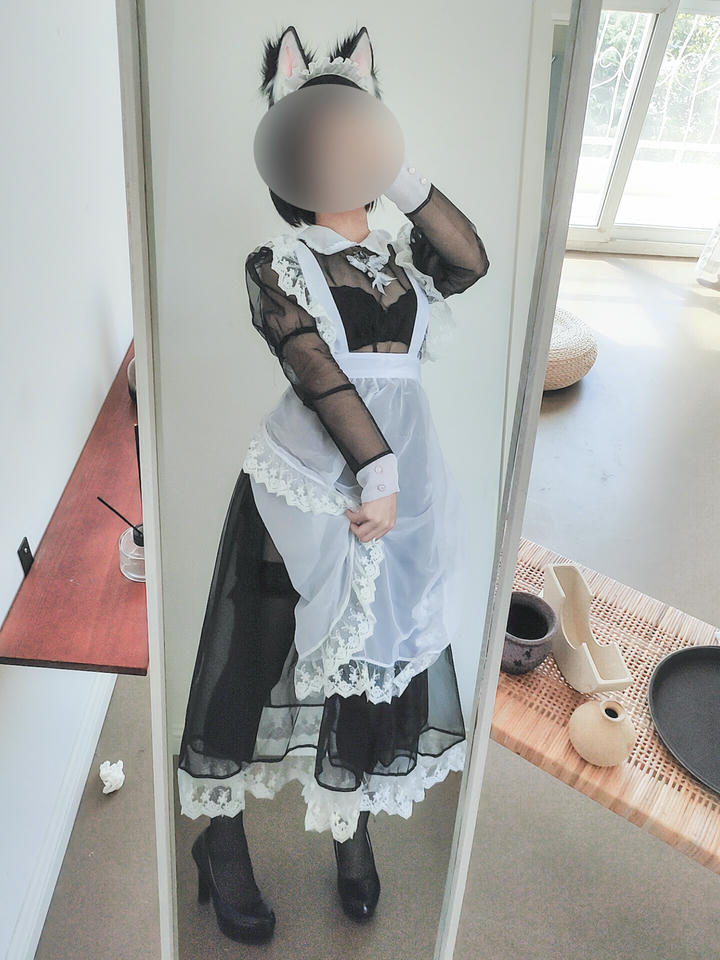 蠢沫沫 NO.048 透明女仆自拍 [42P 55MB]_第2集