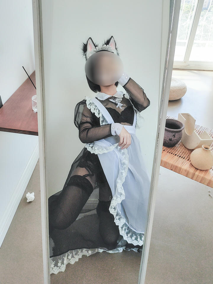 蠢沫沫 NO.048 透明女仆自拍 [42P 55MB]_第1集