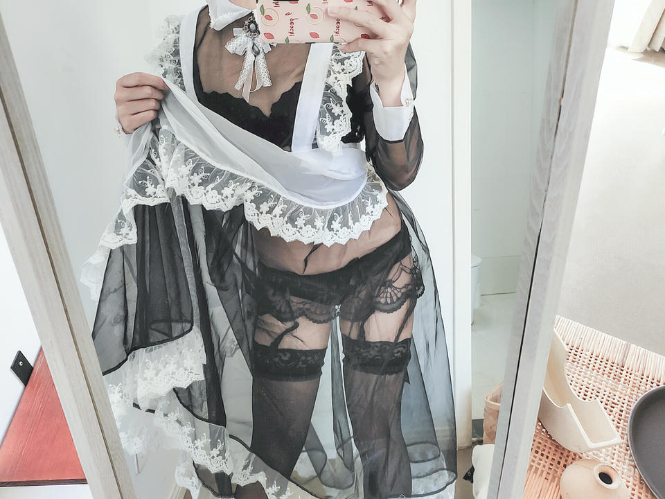 蠢沫沫 NO.048 透明女仆自拍 [42P 55MB]_第2集