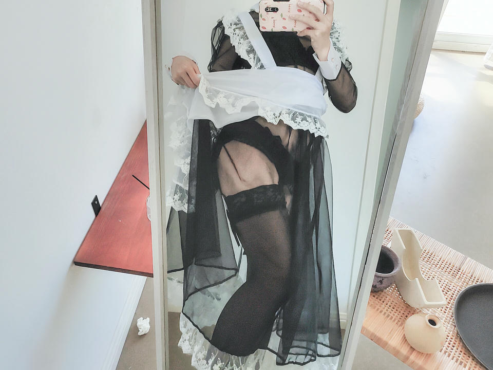 蠢沫沫 NO.048 透明女仆自拍 [42P 55MB]_第2集