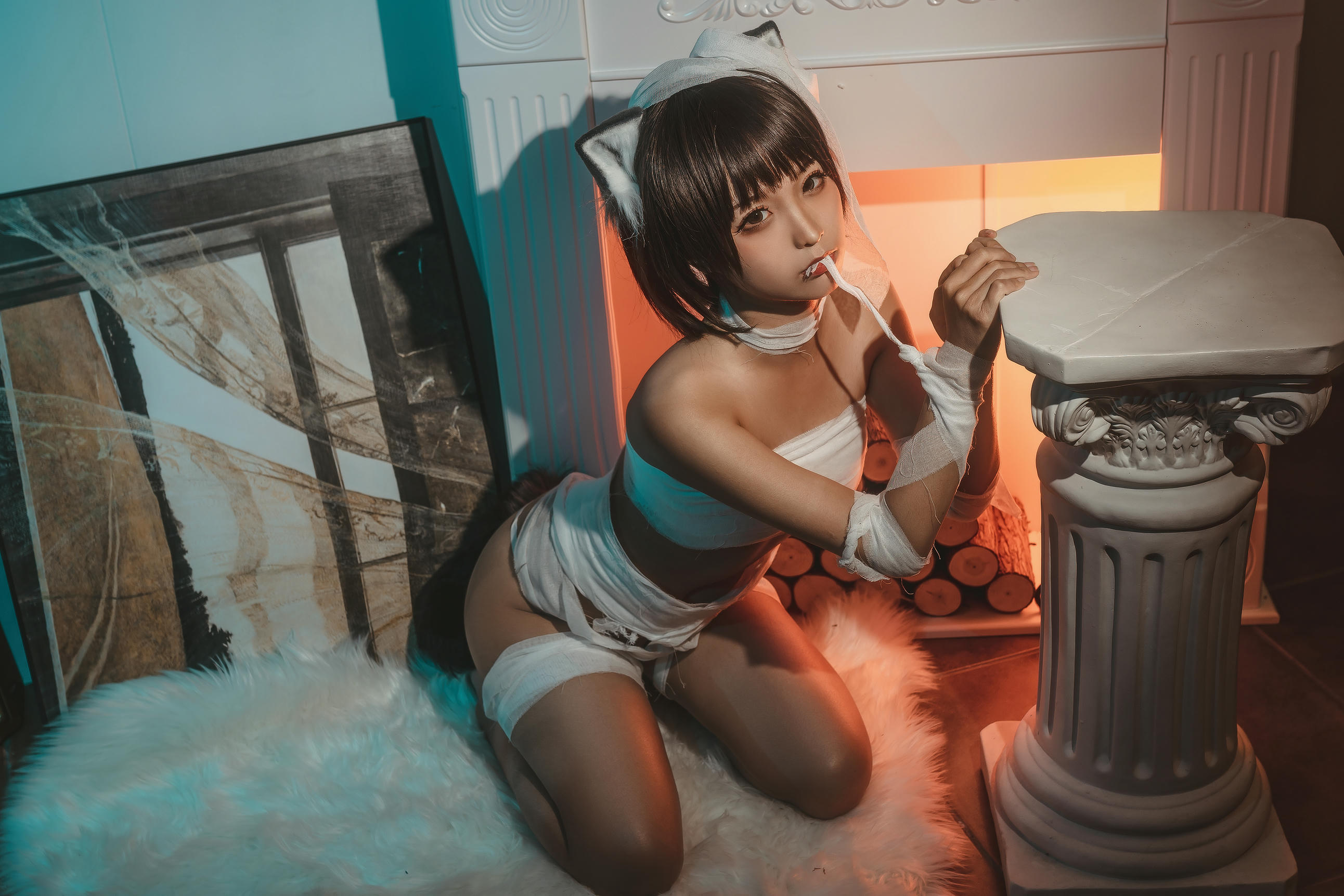 蠢沫沫 NO.054 绷带猫 [40P-559MB]_第1集